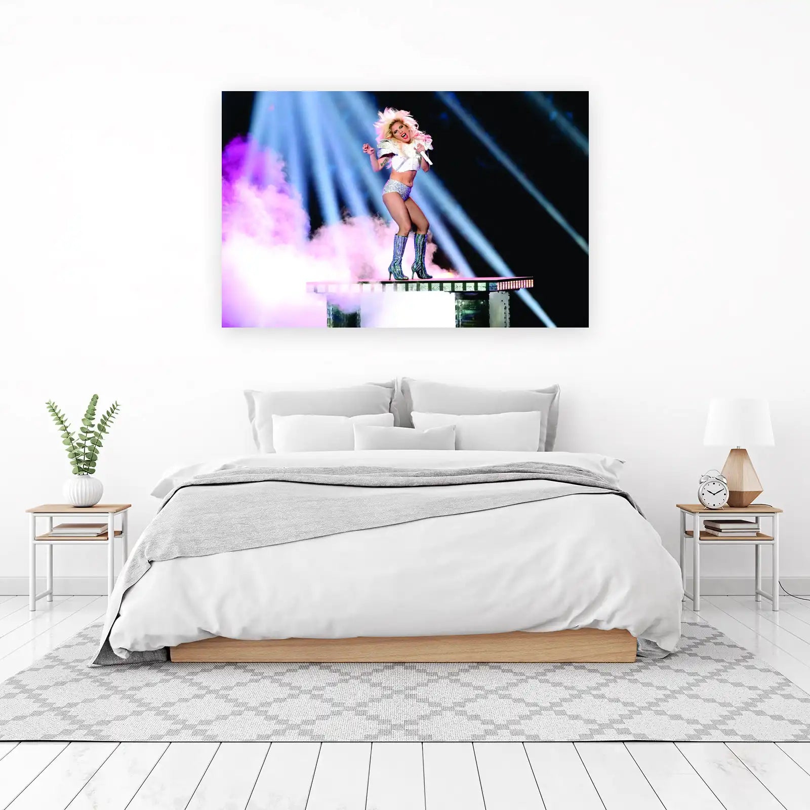 Lady Gaga Performance Spotlight Wall Art