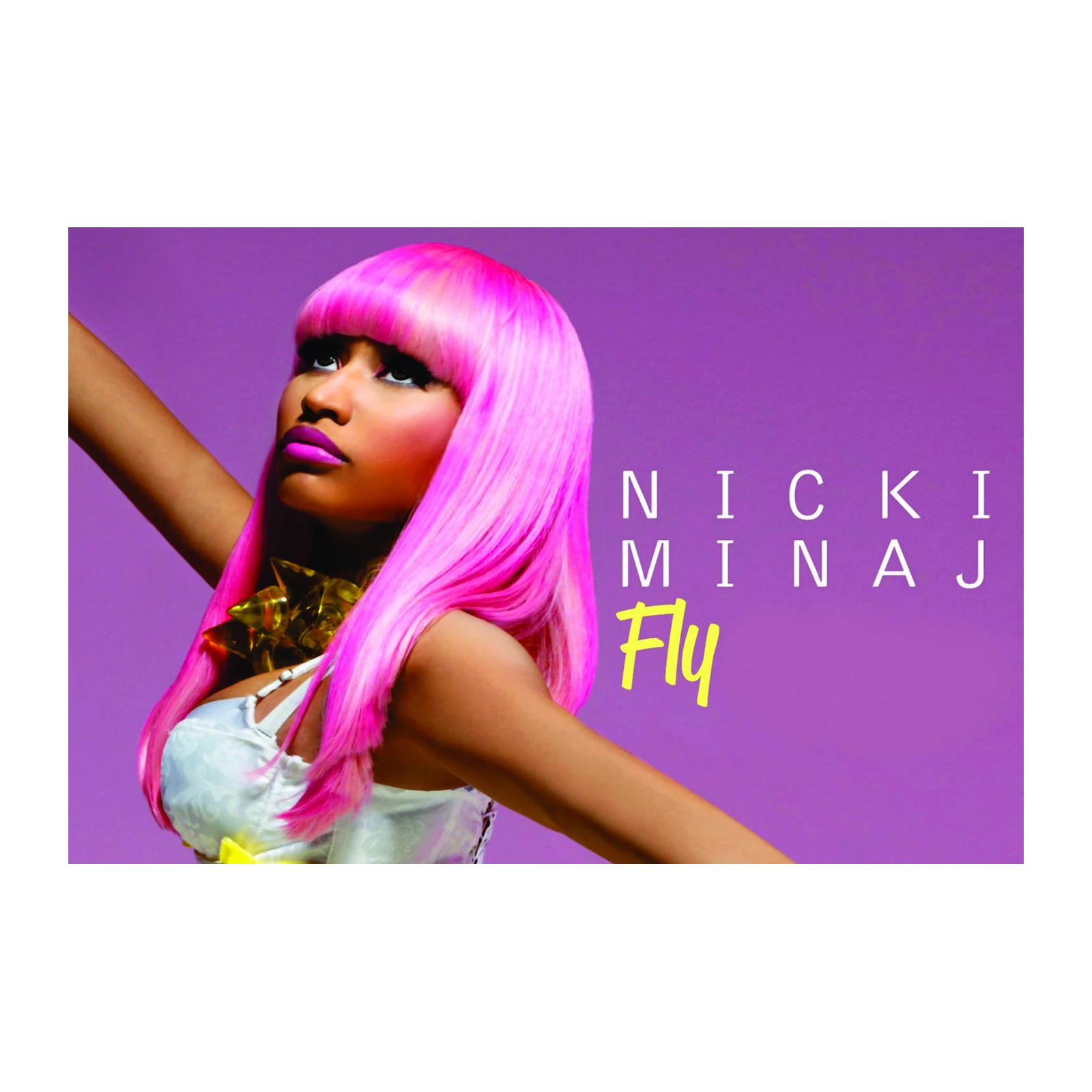 Nicki Minaj "Fly" Pink Pop Art Wall Art