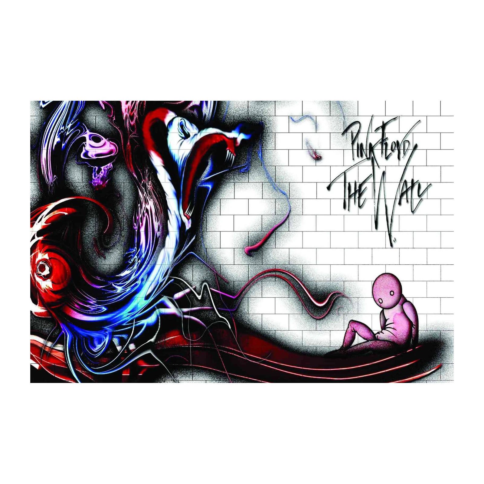 Psychedelic Pink Floyd 'The Wall' Wall Art