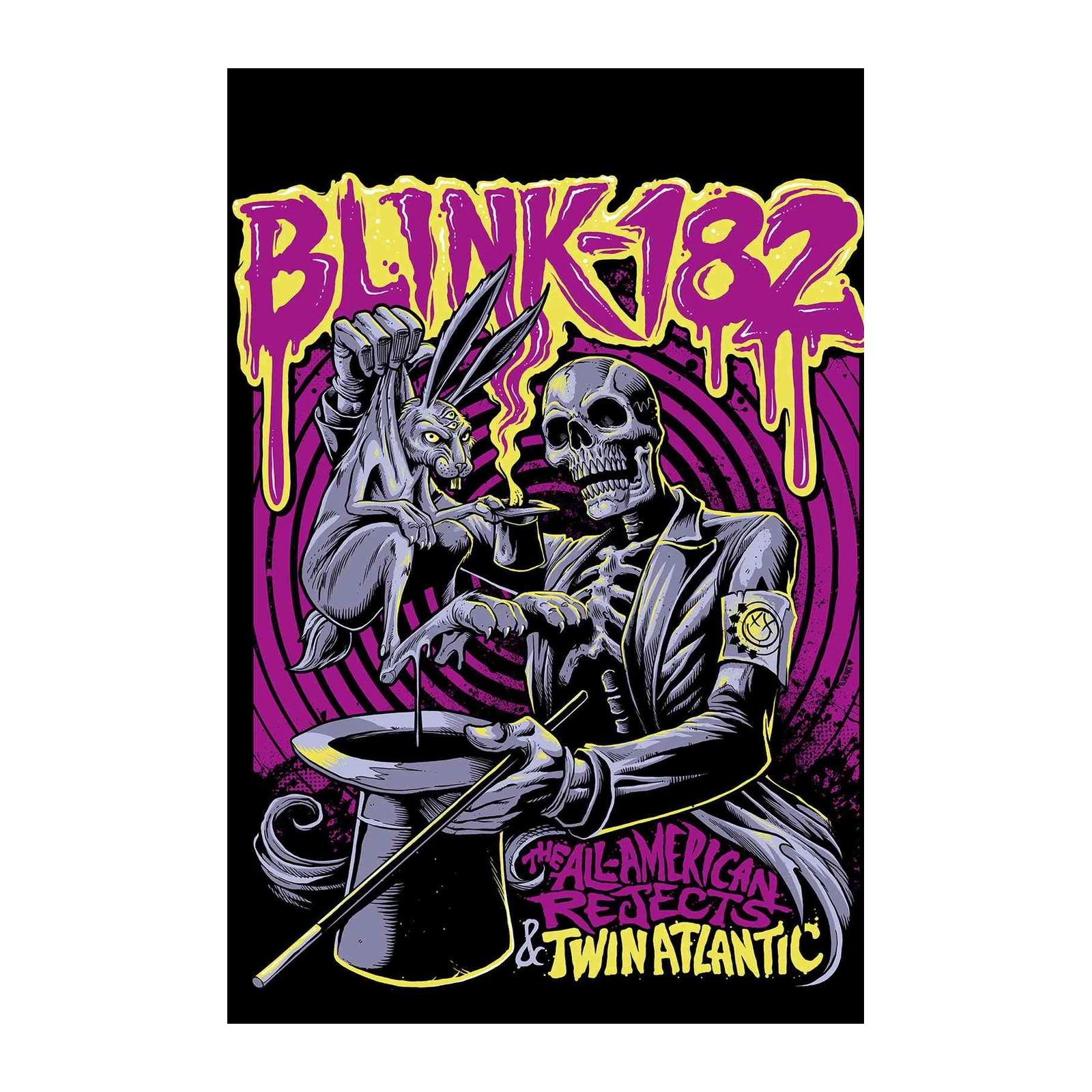 Blink-182 Skeleton Rabbit Magic Wall Art