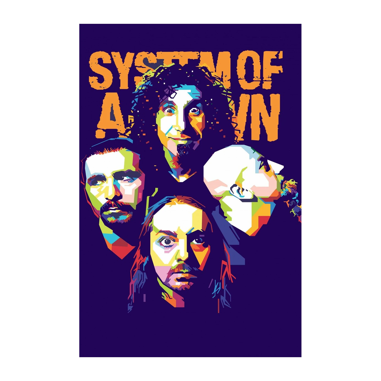 System Of A Down WPAP Wall Art