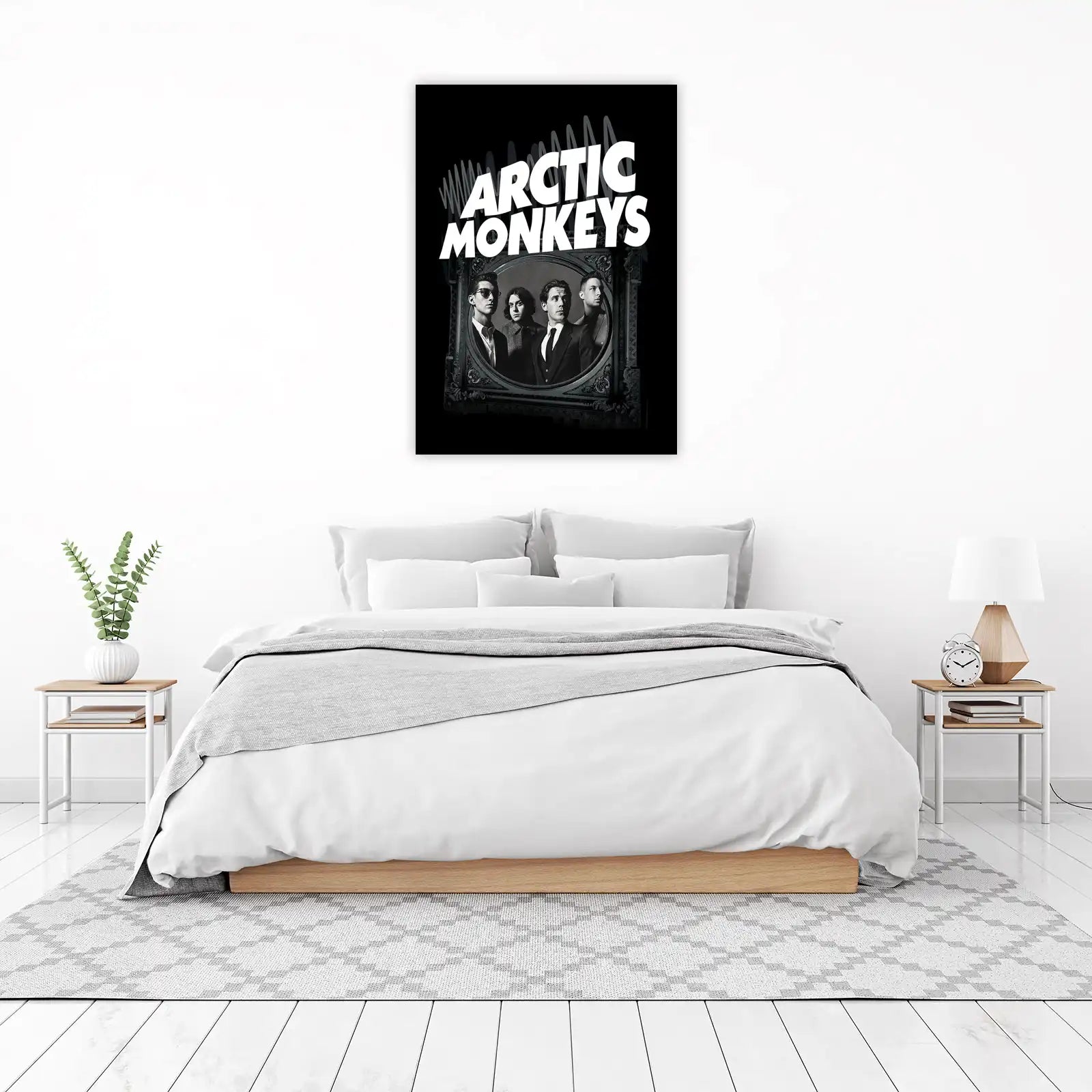 Arctic Monkeys Retro Band Portrait Wall Art