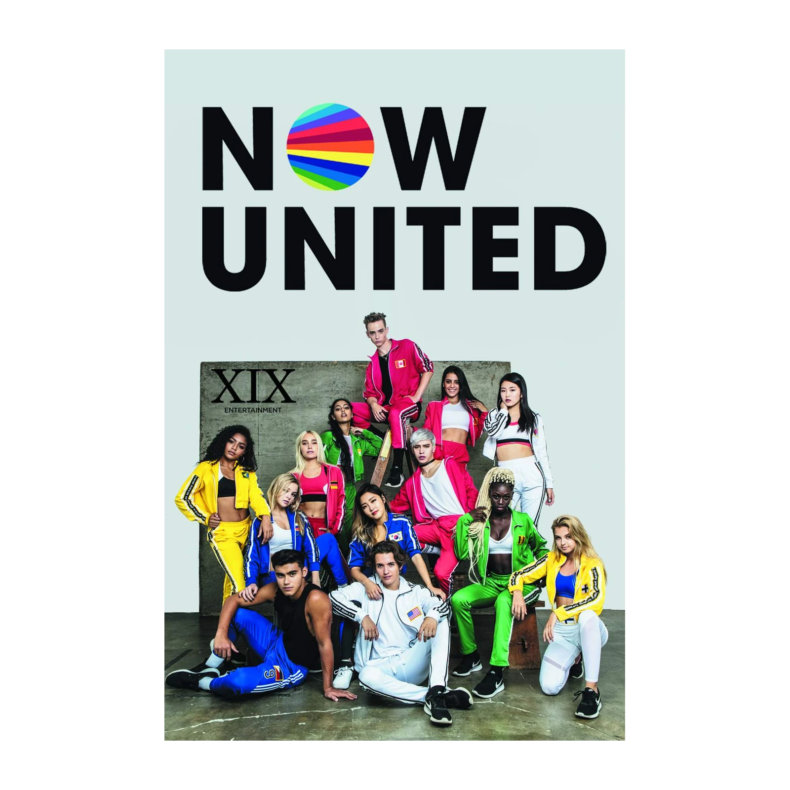 Now United Pop Group Colorful Athleisure Wall Art