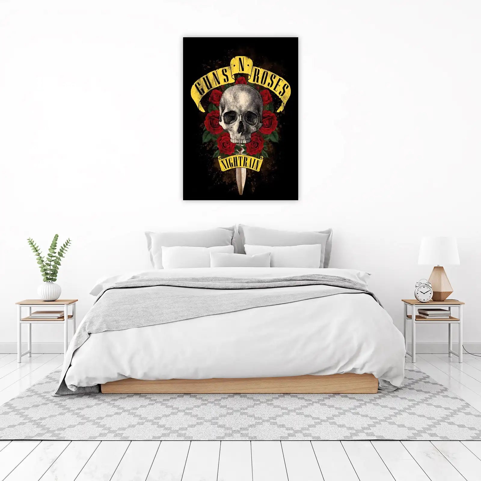 Guns N' Roses Nightrain Skull Art Wall Art