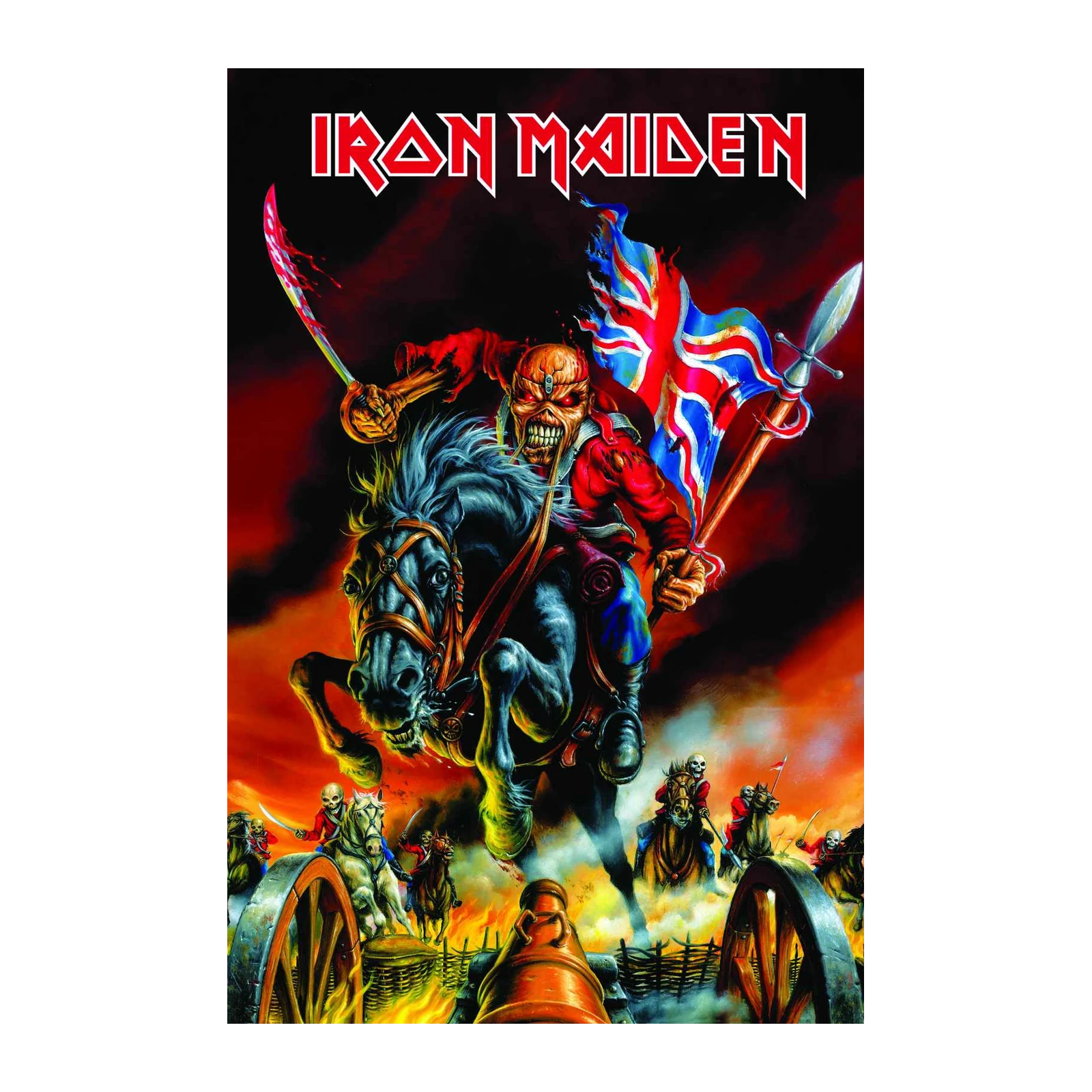 Iron Maiden Eddie's Charge Wall Art