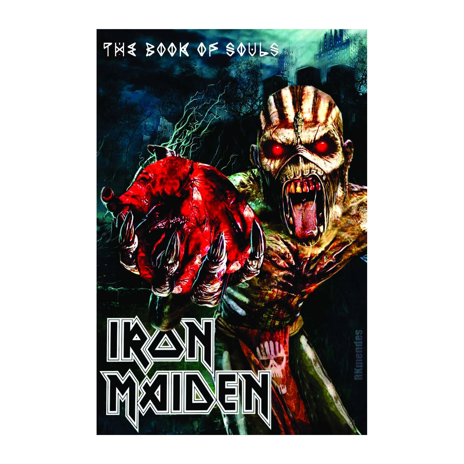 Iron Maiden Book of Souls Rock Band Wall Art