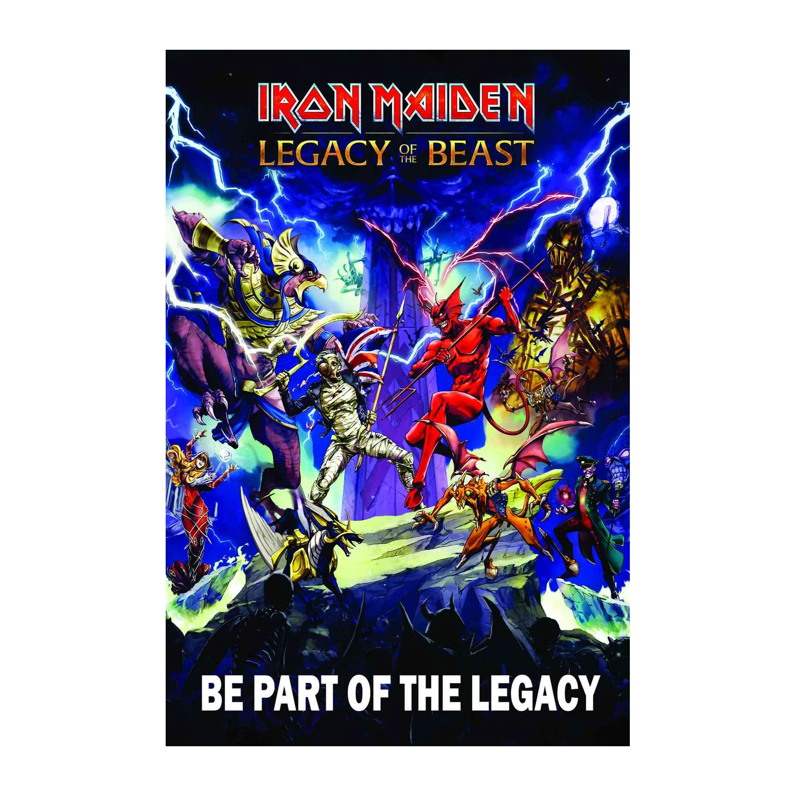 Iron Maiden Legacy of the Beast Epic Battle Wall Art