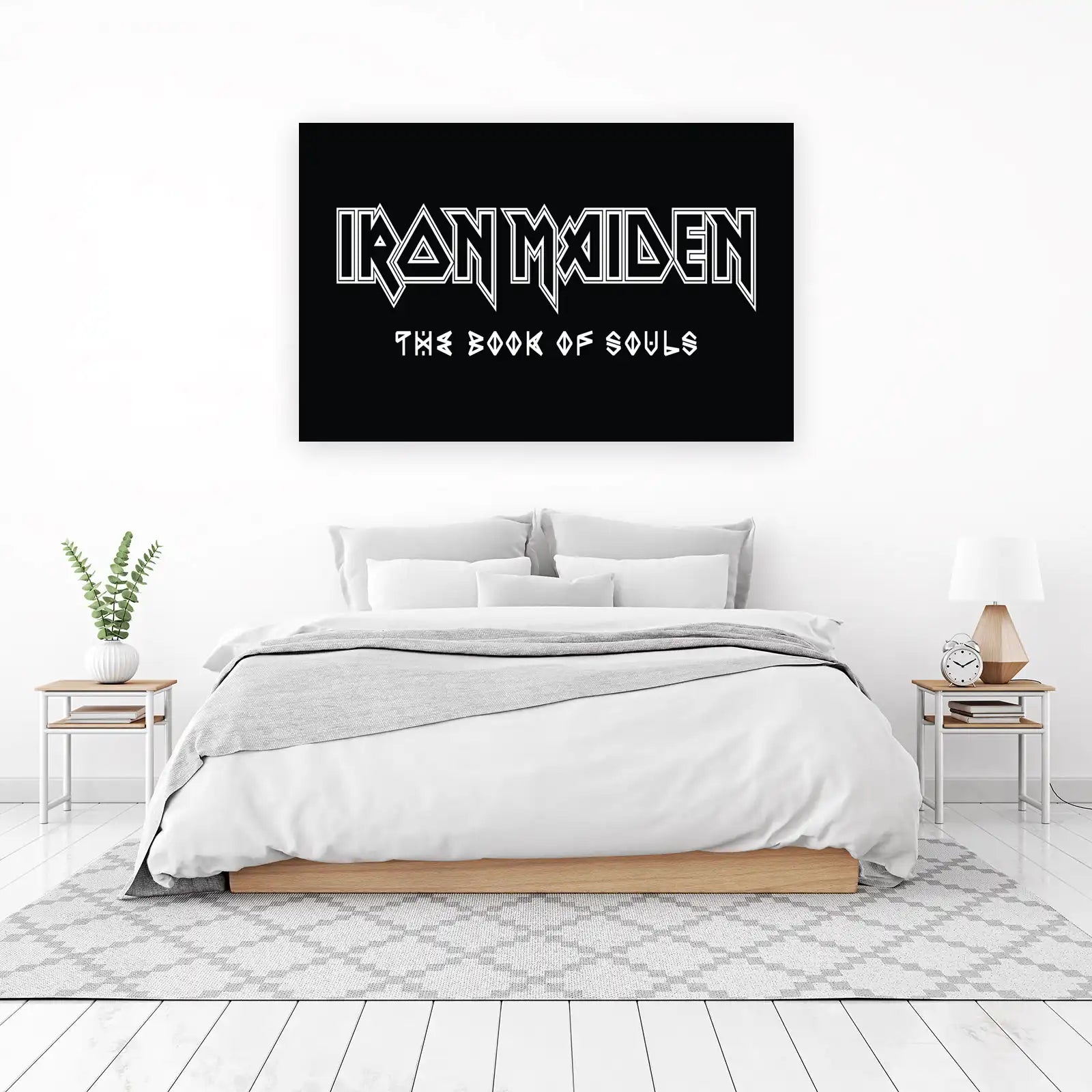Iron Maiden Book of Souls Logo Wall Art