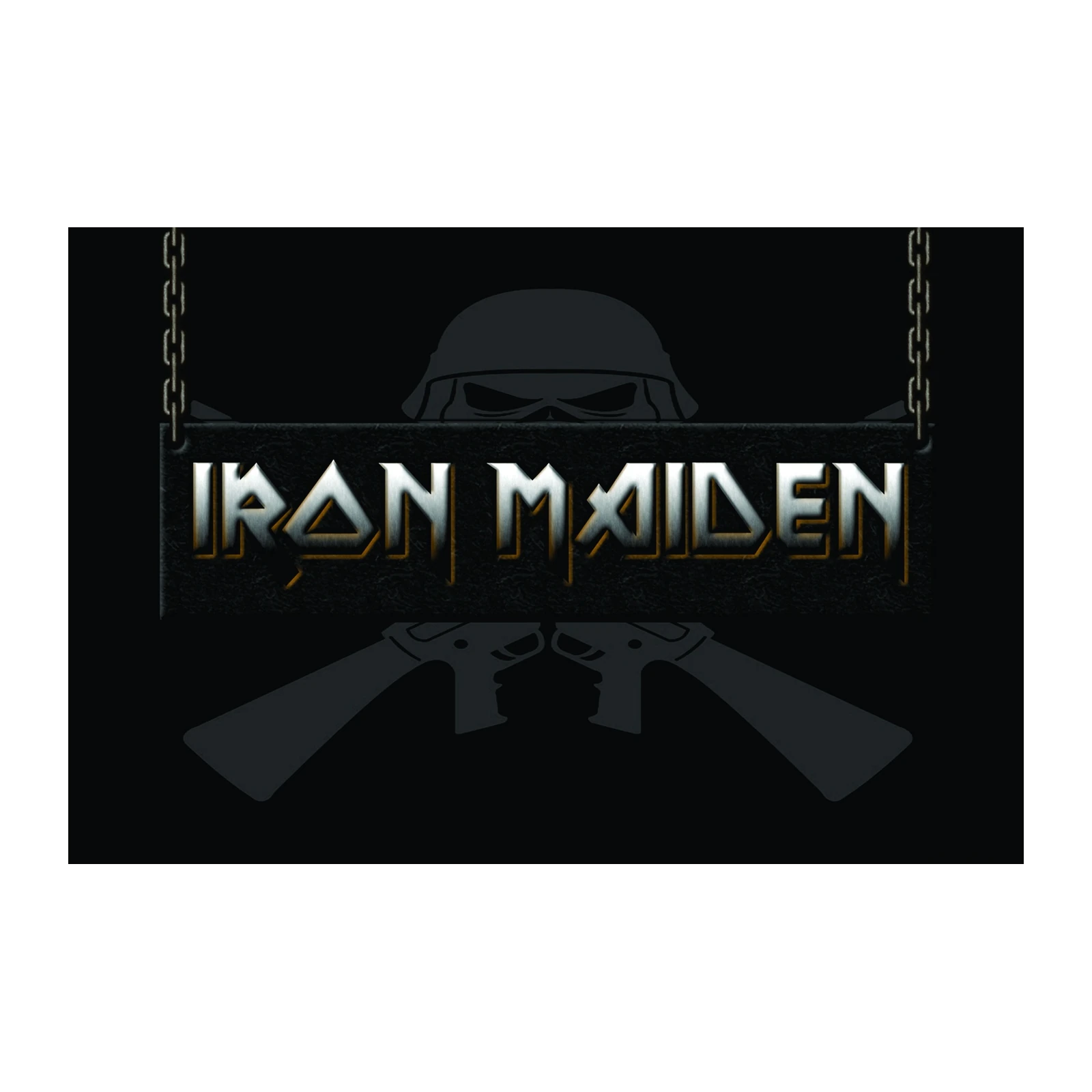 Iron Maiden Logo Heavy Metal Rock Wall Art