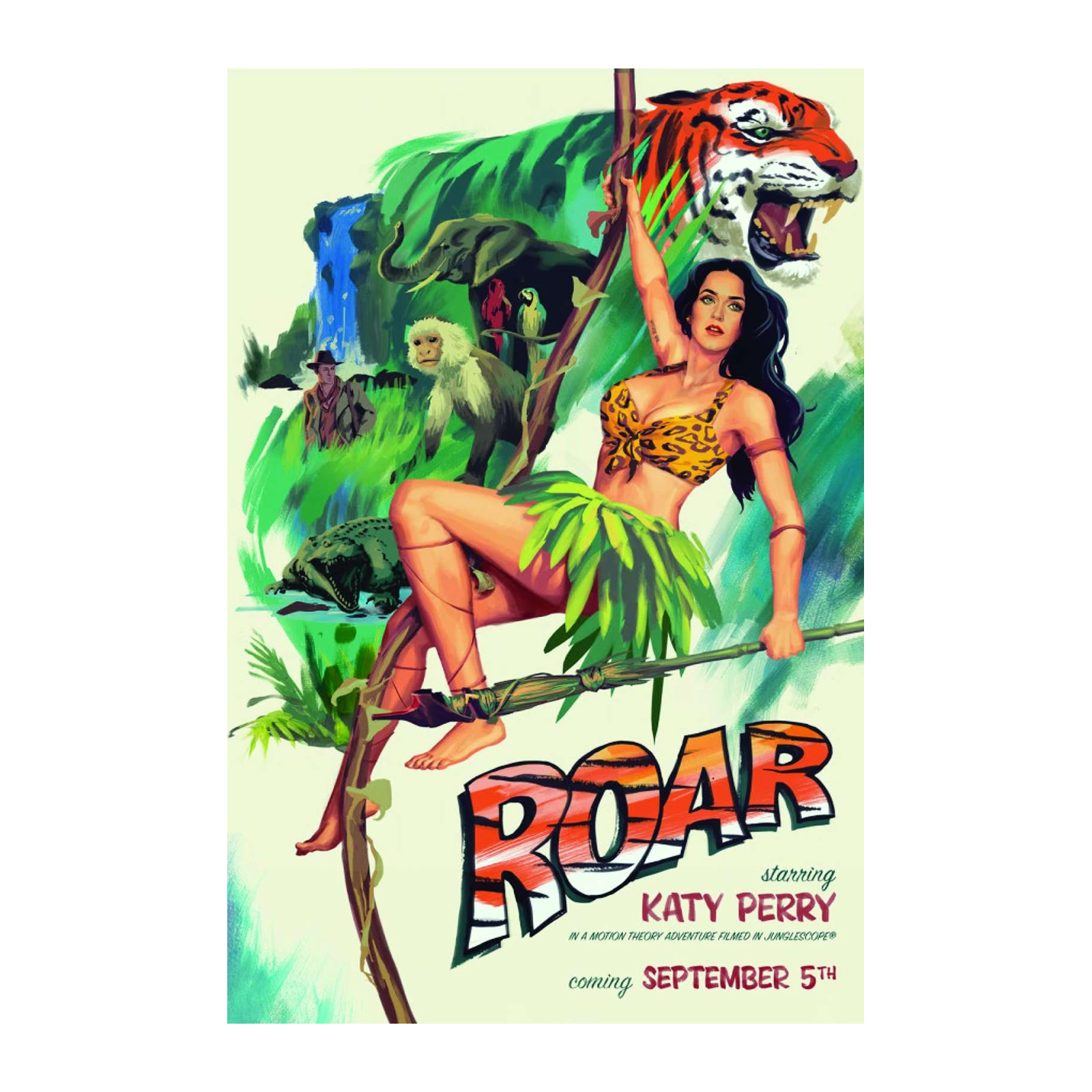 Katy Perry Roar Jungle Adventure Wall Art