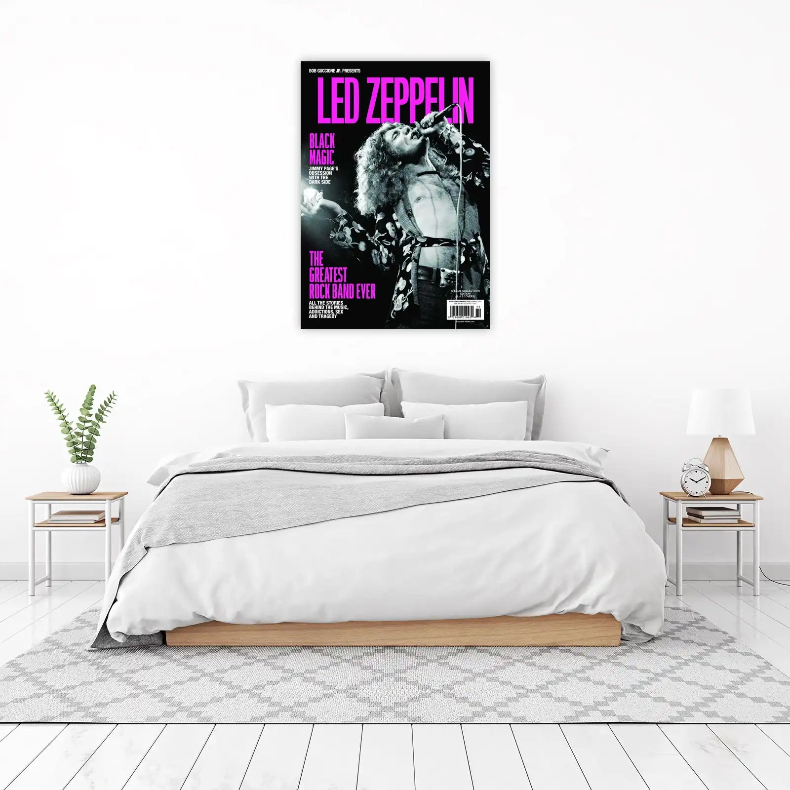 Legendary Rock Icon Robert Plant Wall Art
