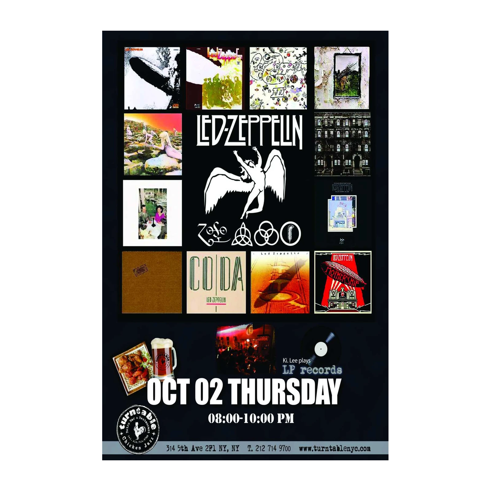 Iconic Led Zeppelin Album Art Wall Art