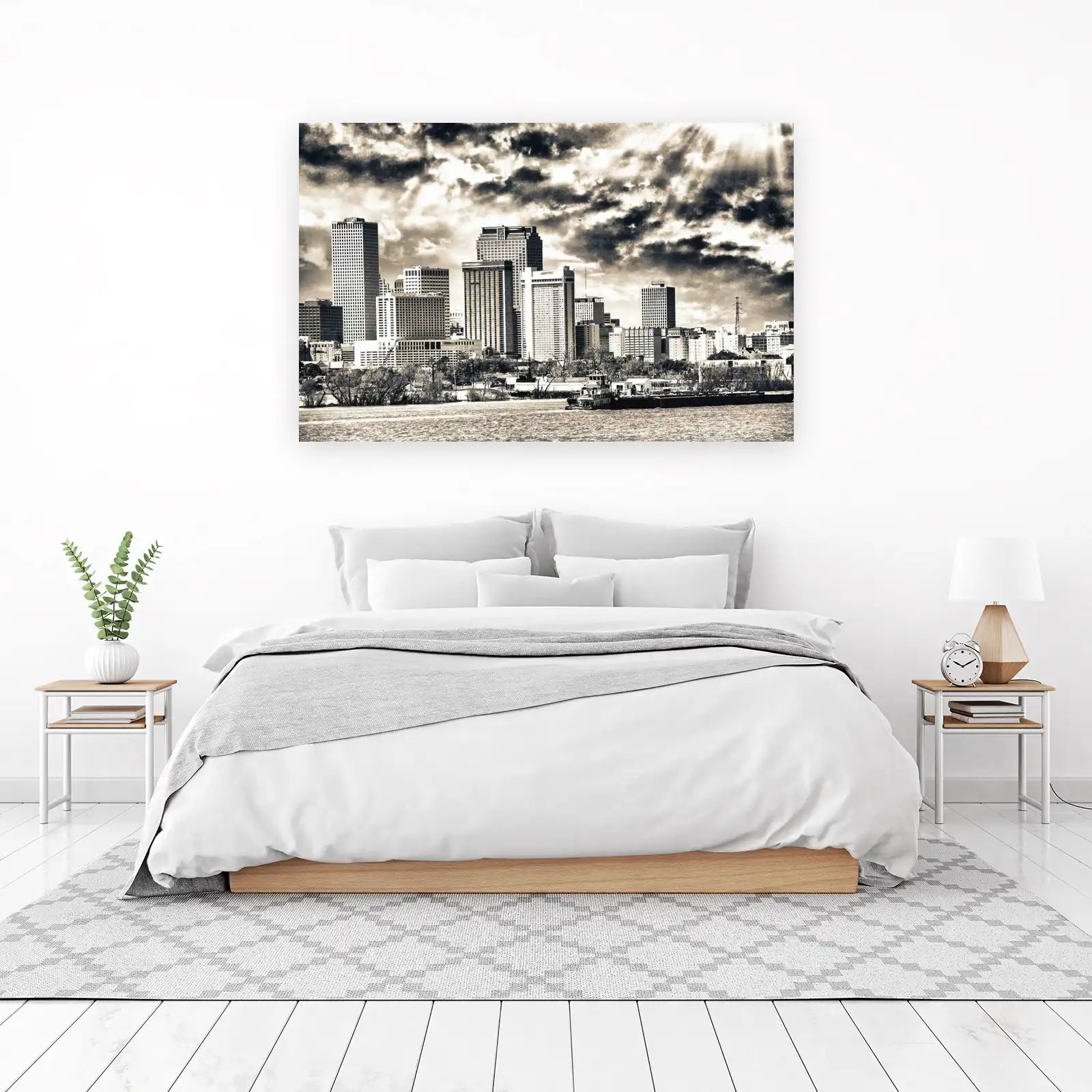 Dramatic New Orleans Skyline Wall Art