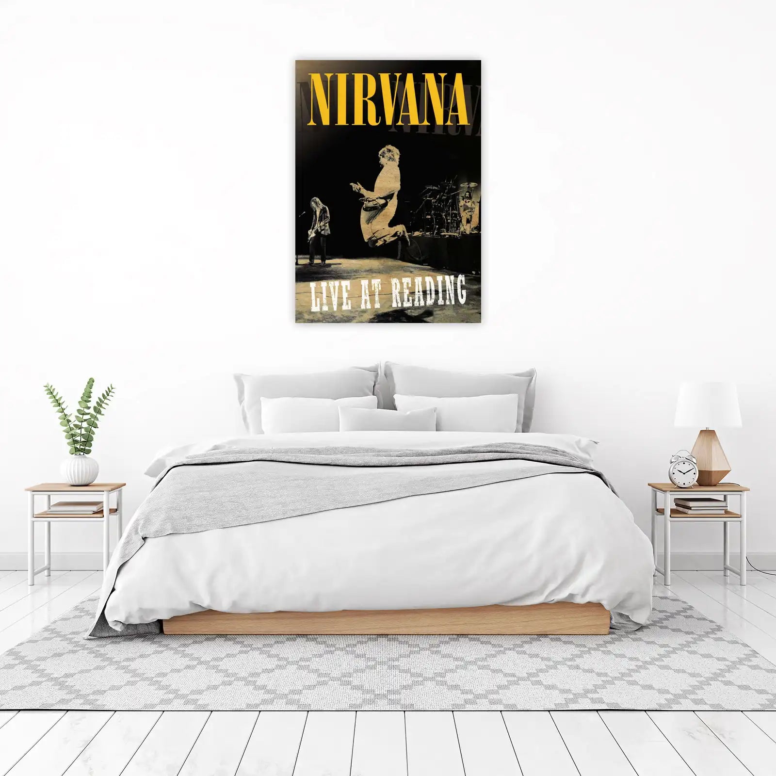 Nirvana Live at Reading Concert Wall Art