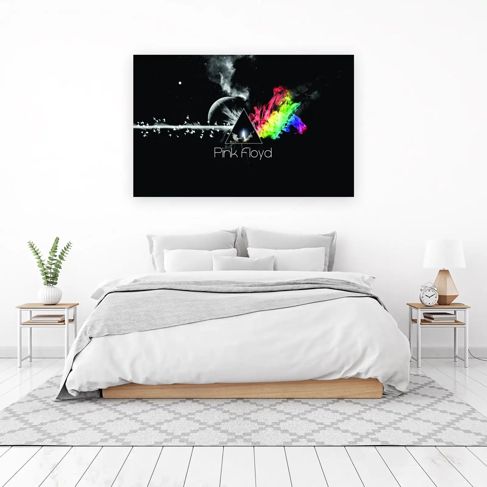 Psychedelic Prism Pink Floyd Wall Art