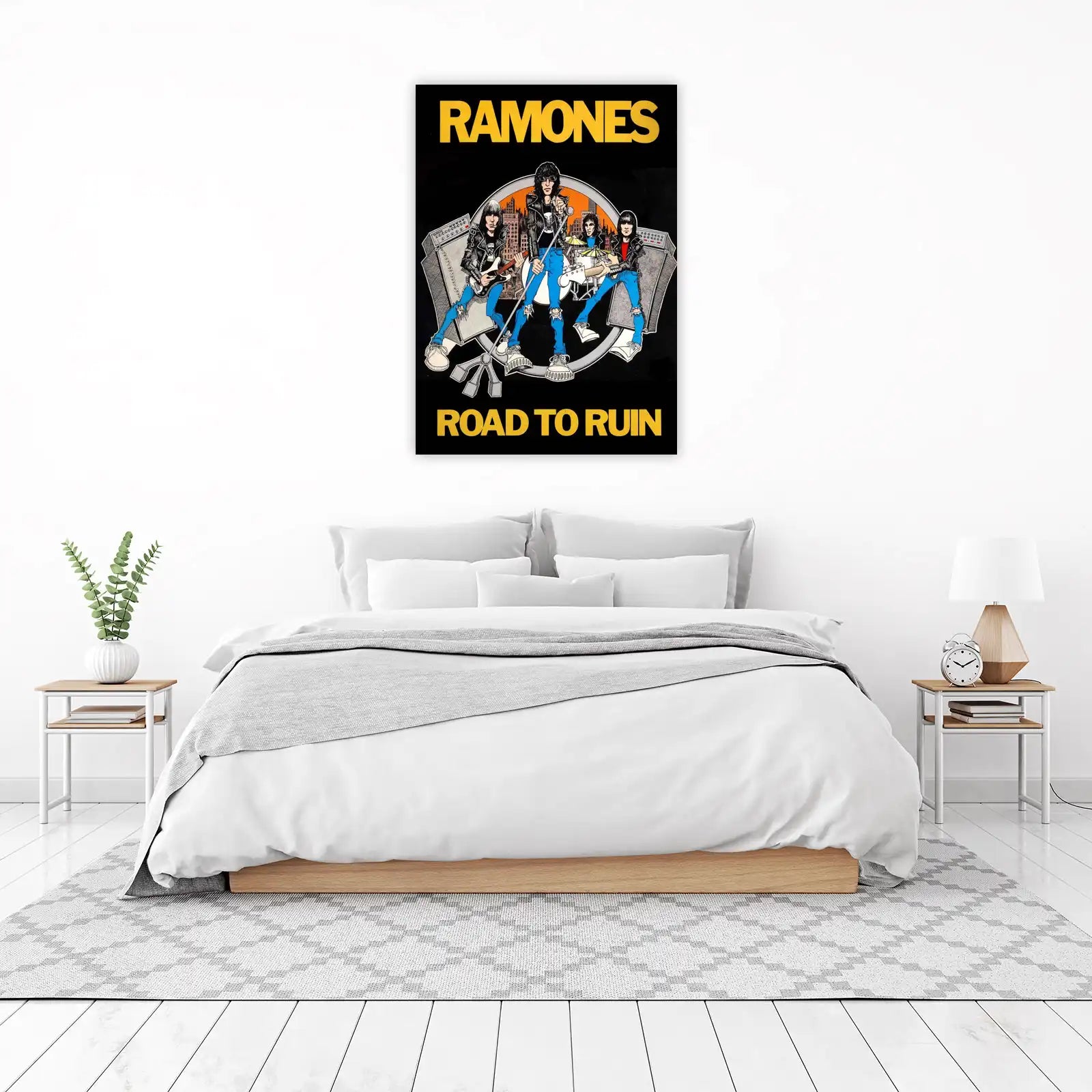 Iconic Ramones Road to Ruin Wall Art