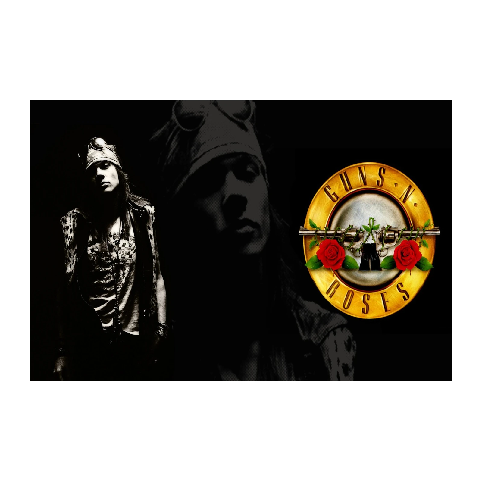 Iconic Axl Rose Guns N' Roses Wall Art