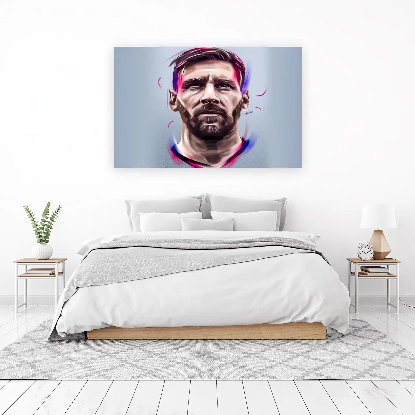 Messi Dynamic Portrait Wall Art