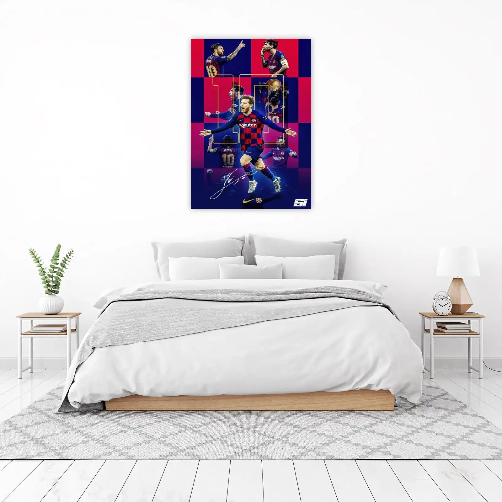 Lionel Messi Goal Celebration Poster Wall Art
