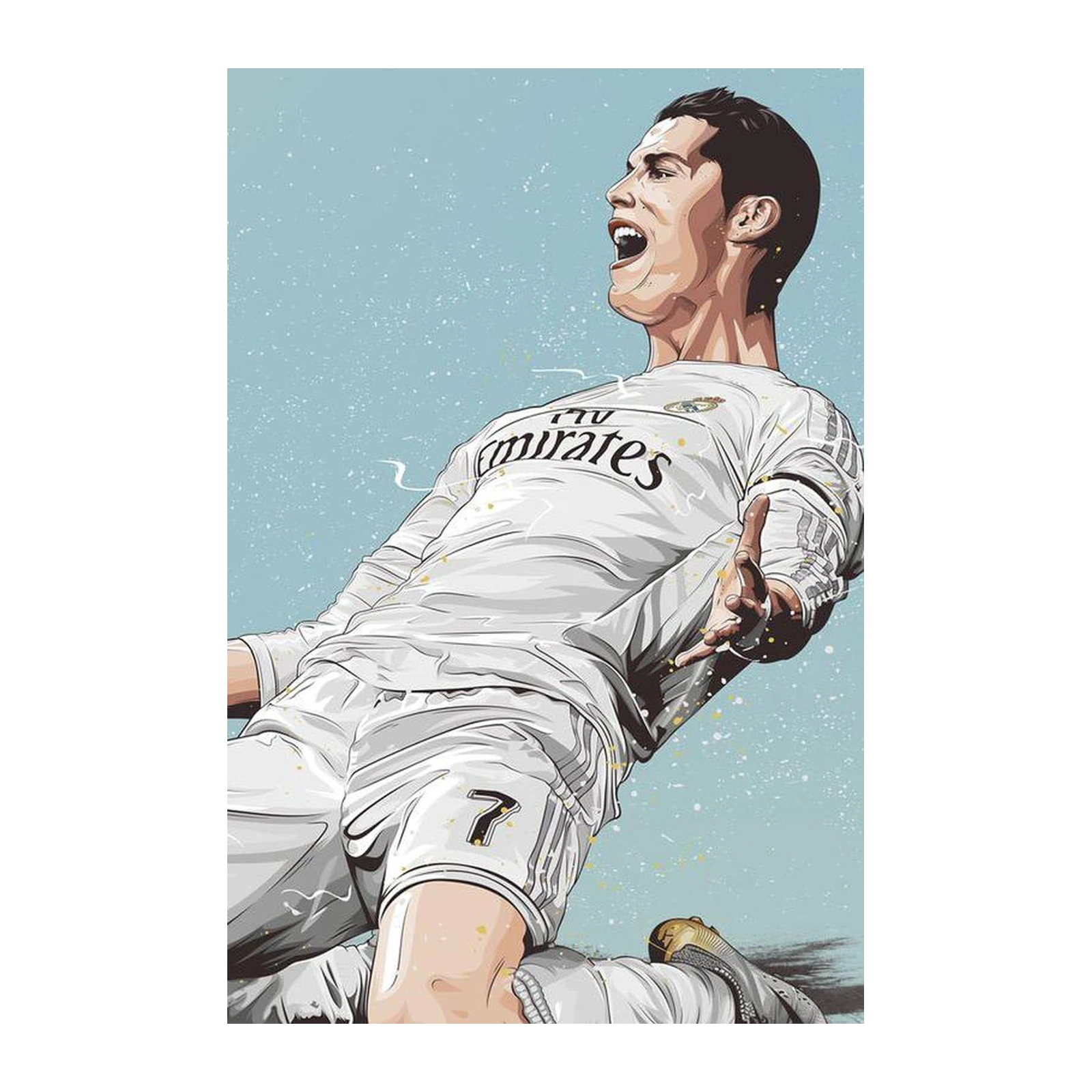 Cristiano Ronaldo Victory Pose Wall Art