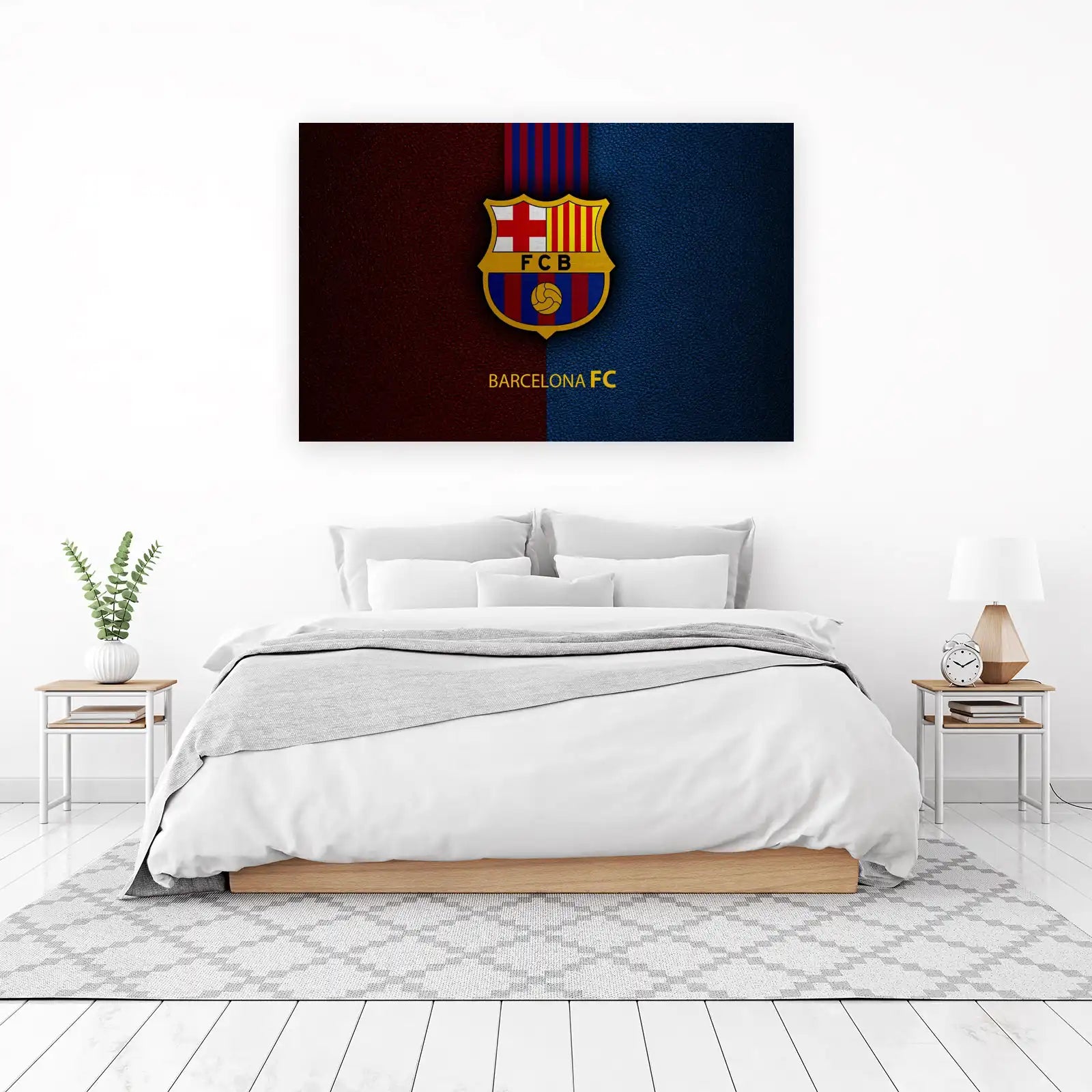 FC Barcelona Crest Premium Wall Art