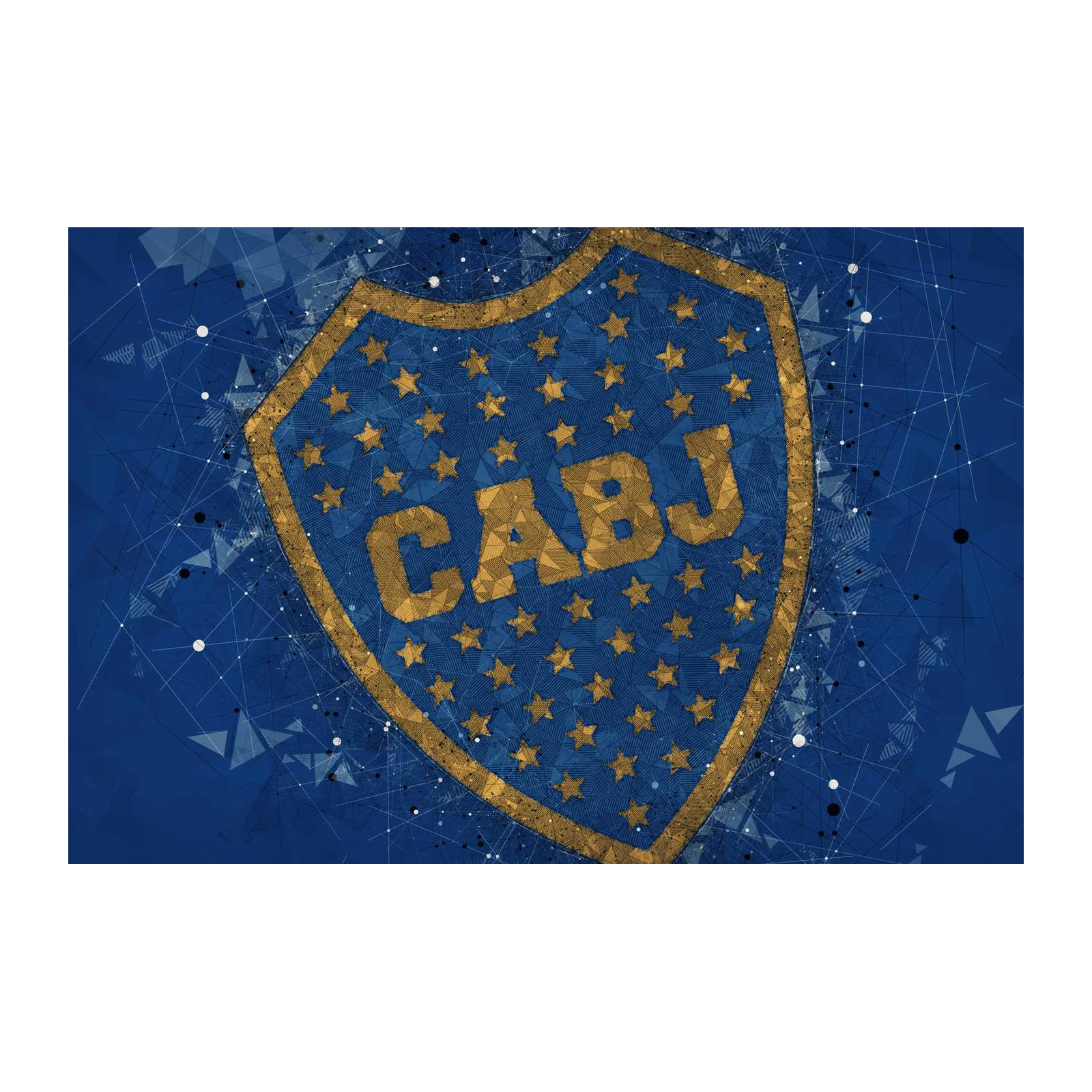 CABJ Geometric Stars Wall Art