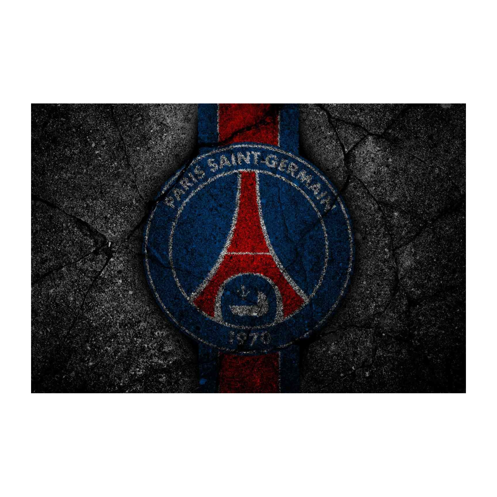 PSG Grunge Eiffel Tower Wall Art