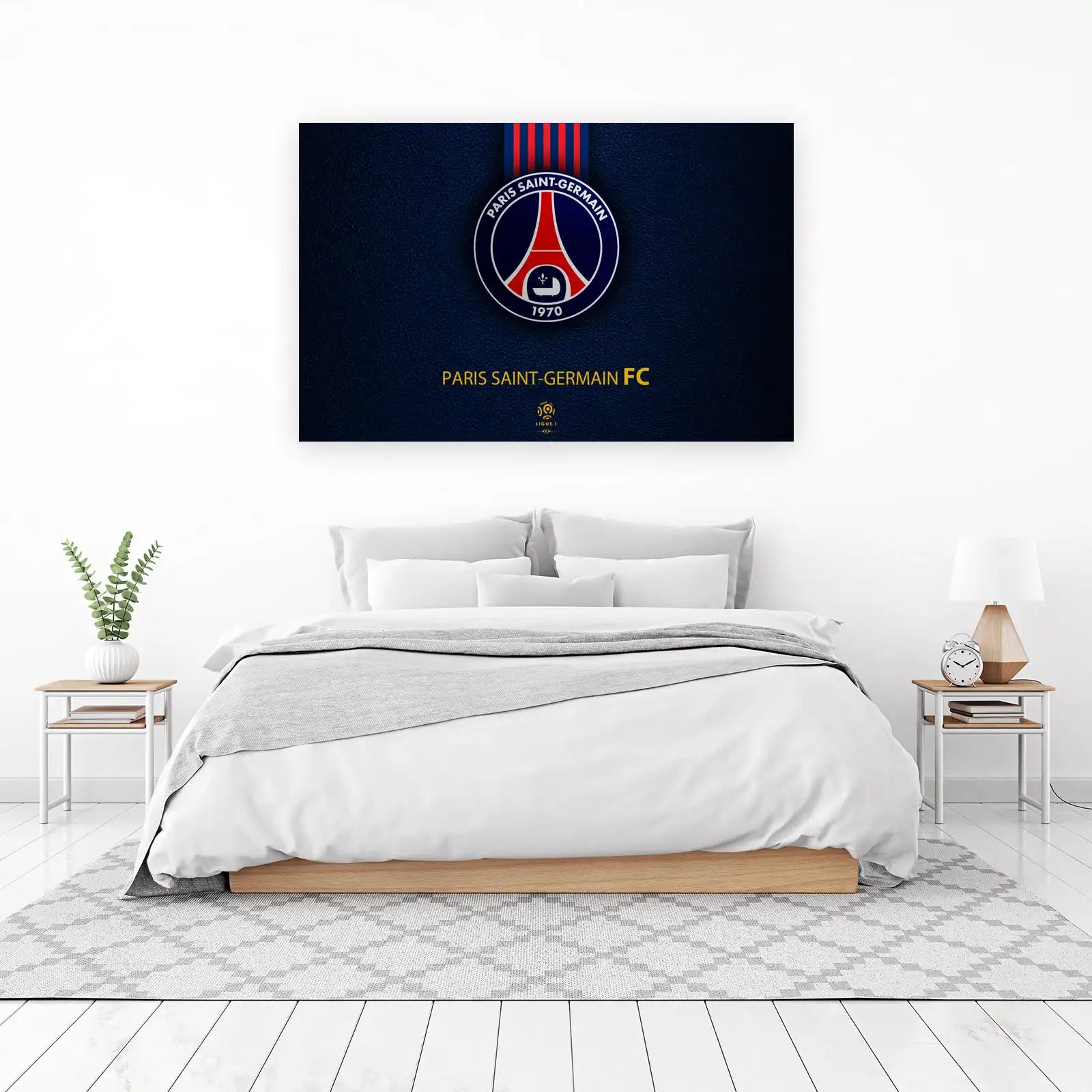 PSG Paris Saint-Germain FC Logo Wall Art Wall Art