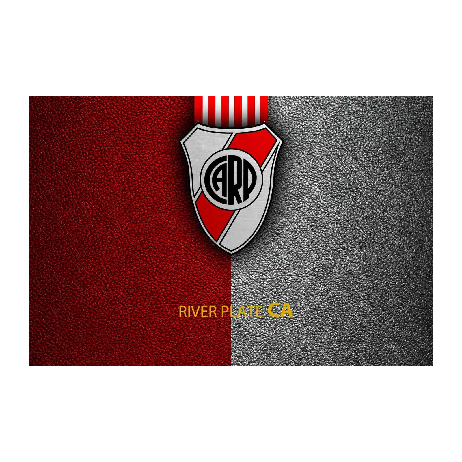 River Plate FC Emblem Textured Wall Art