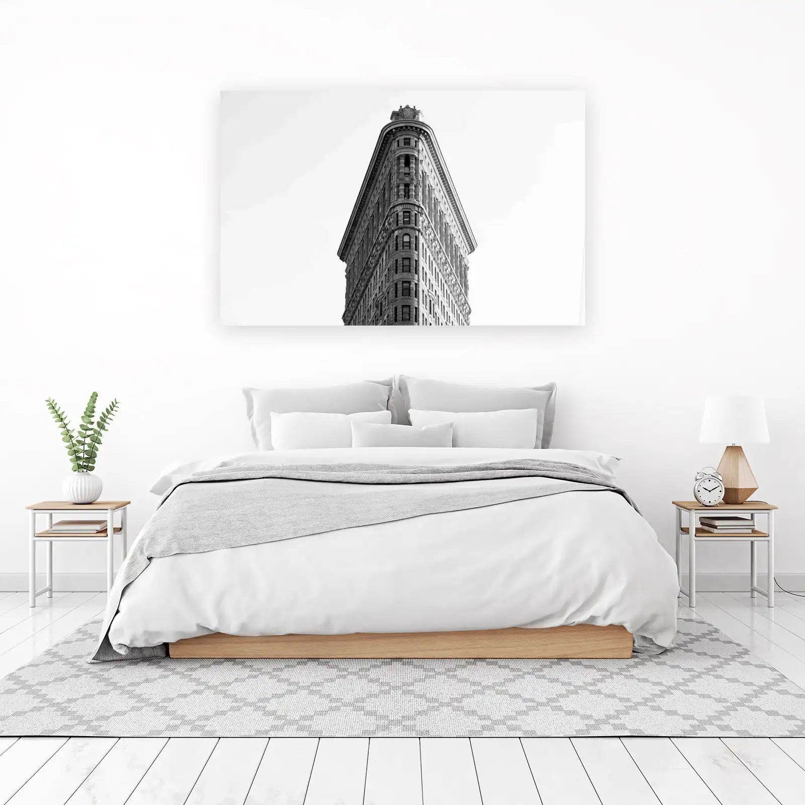 Iconic Flatiron Building NYC Black & White Wall Art