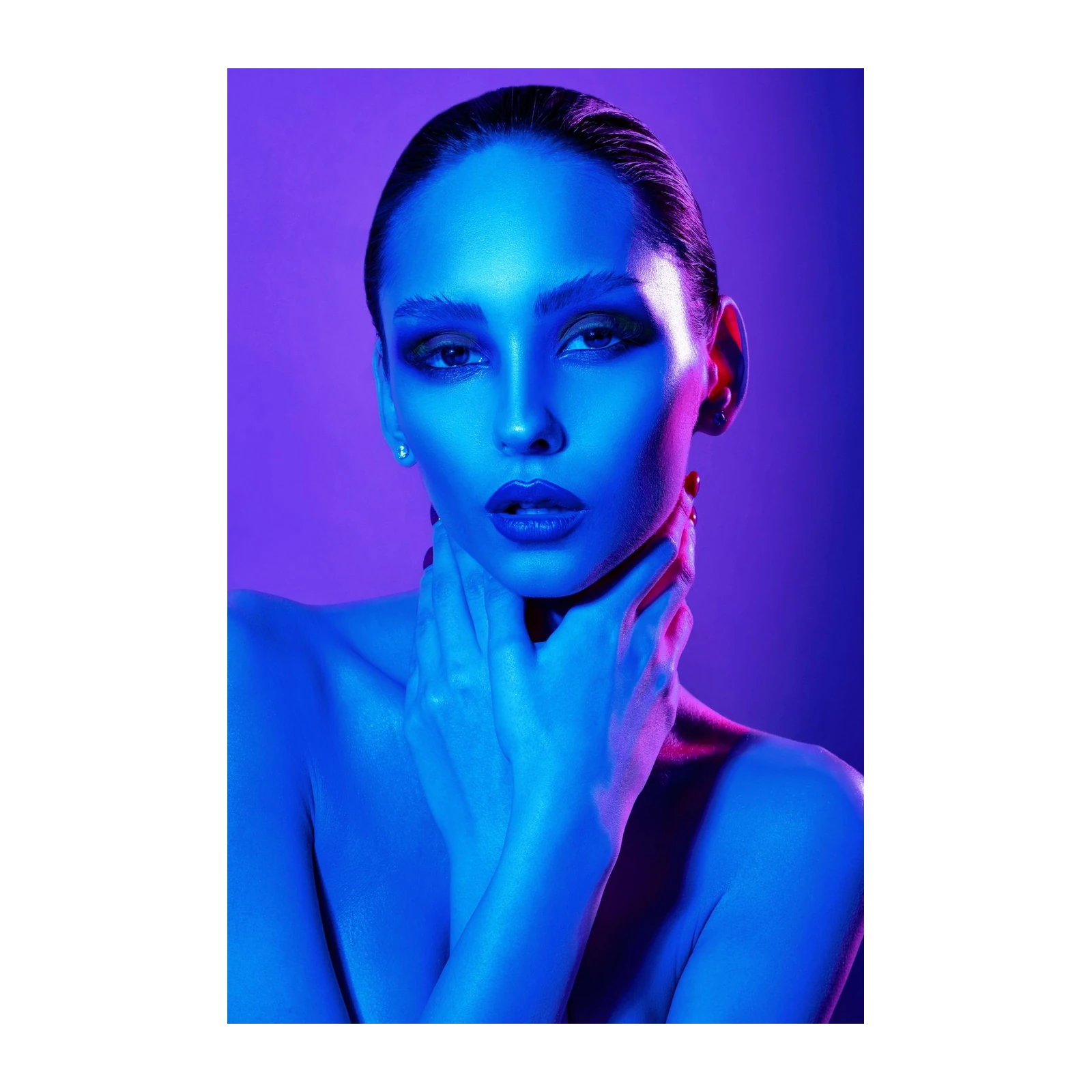Mystic Blue Portrait 2 Wall Art