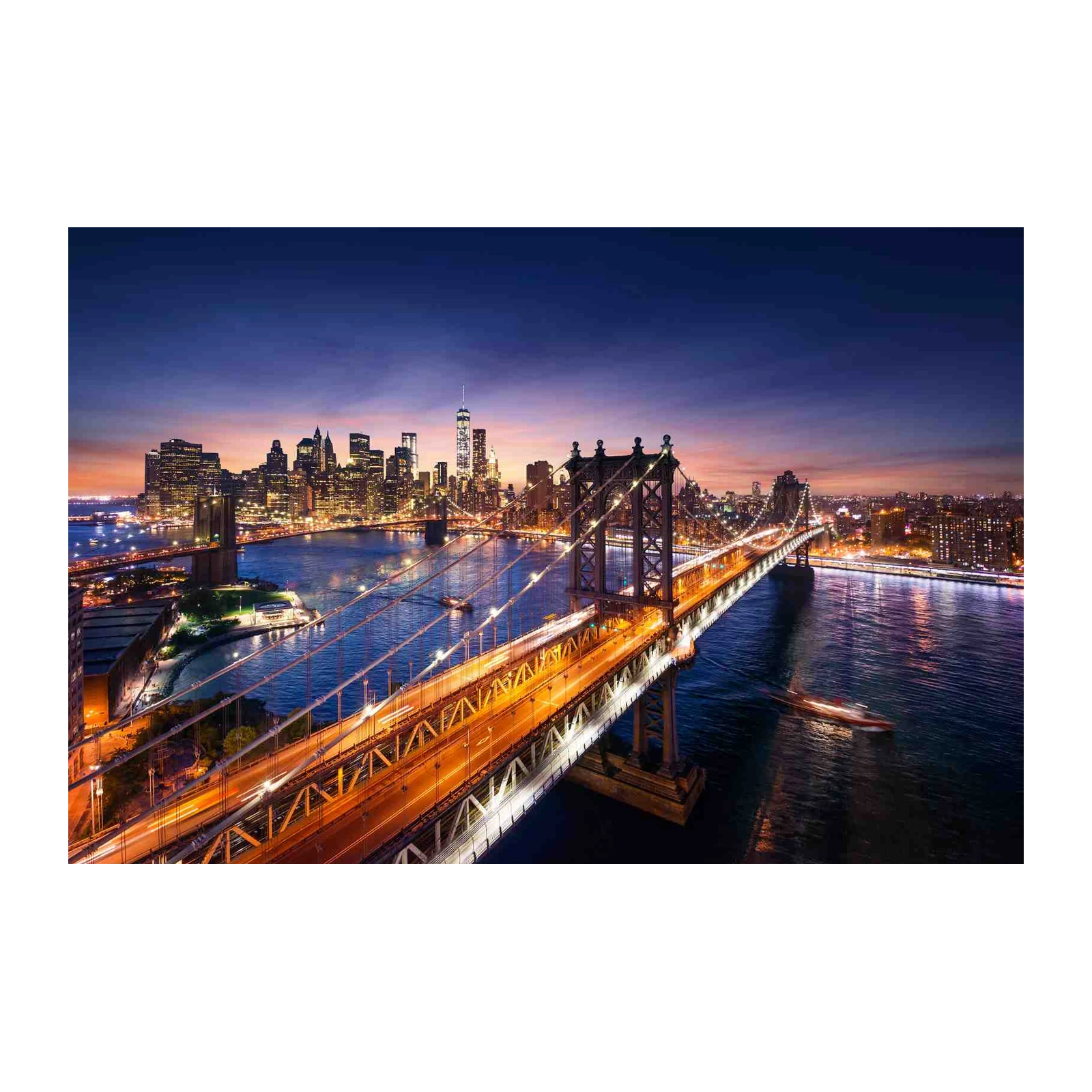 New York City Skyline & Bridge Wall Art