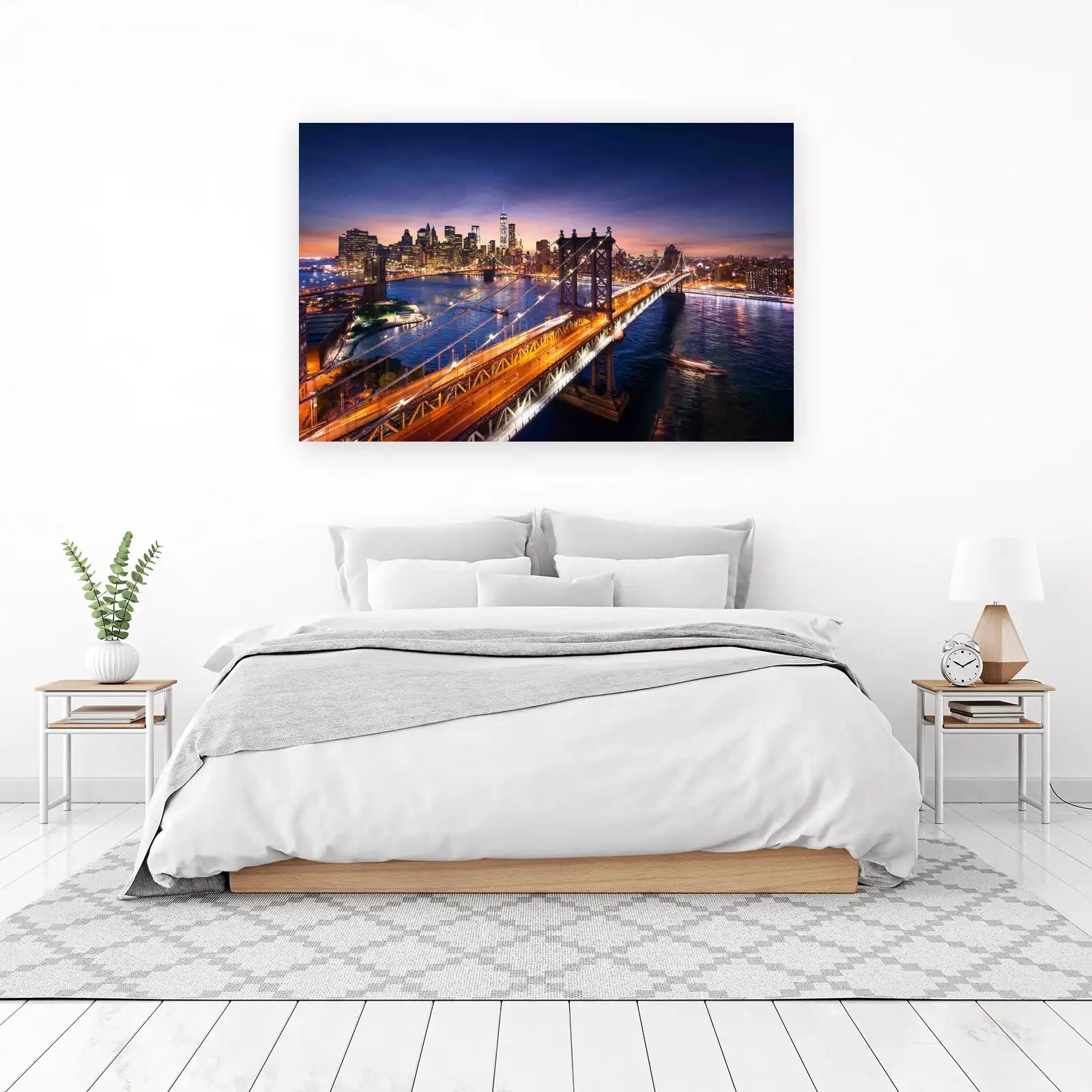 New York City Skyline & Bridge Wall Art