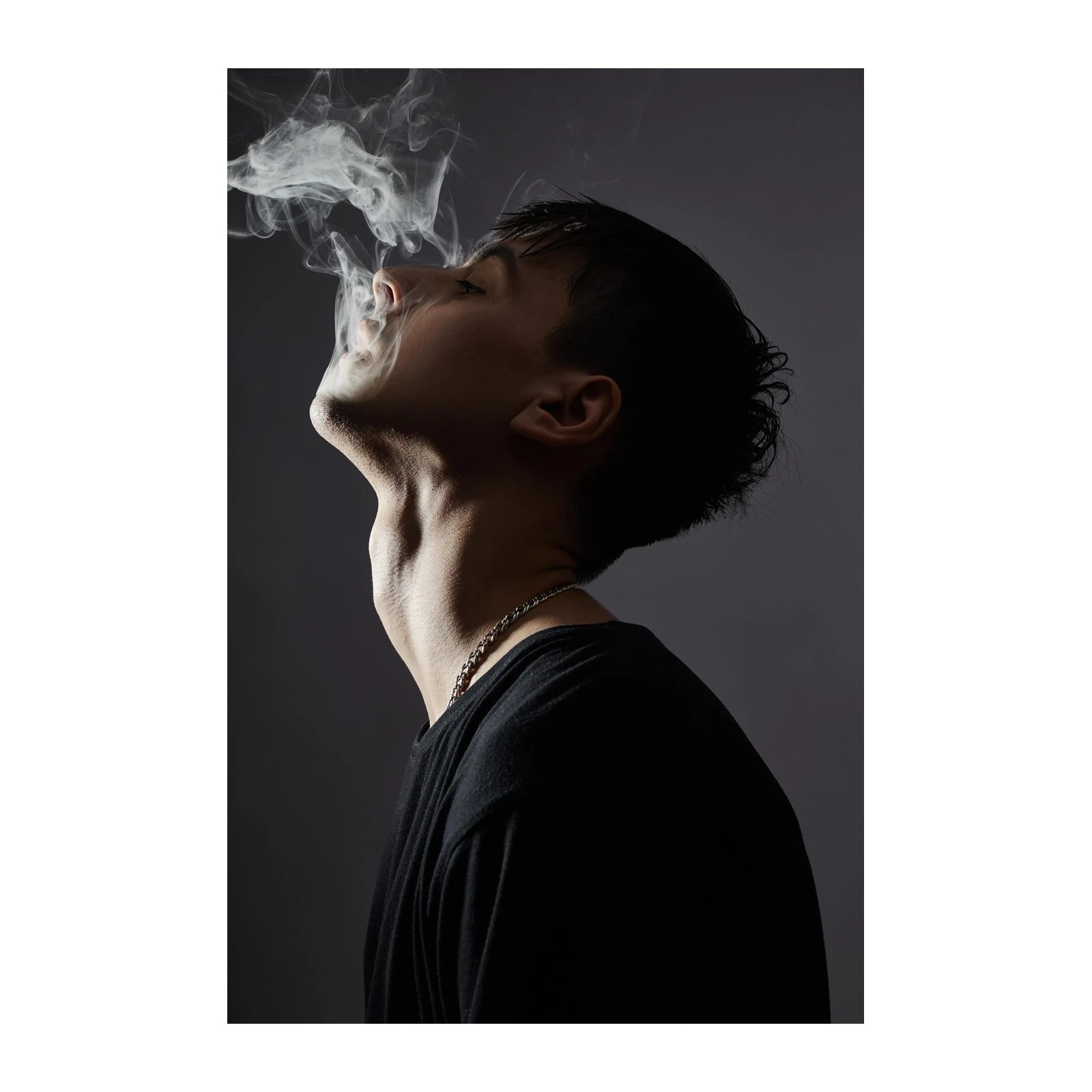 Urban Smoke Portrait Wall Art