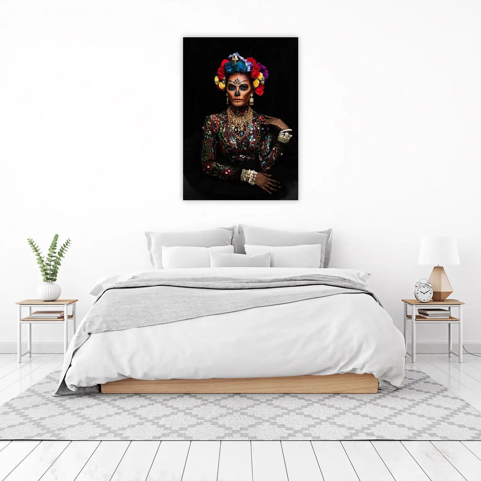 Day of the Dead Glamour Woman Wall Art