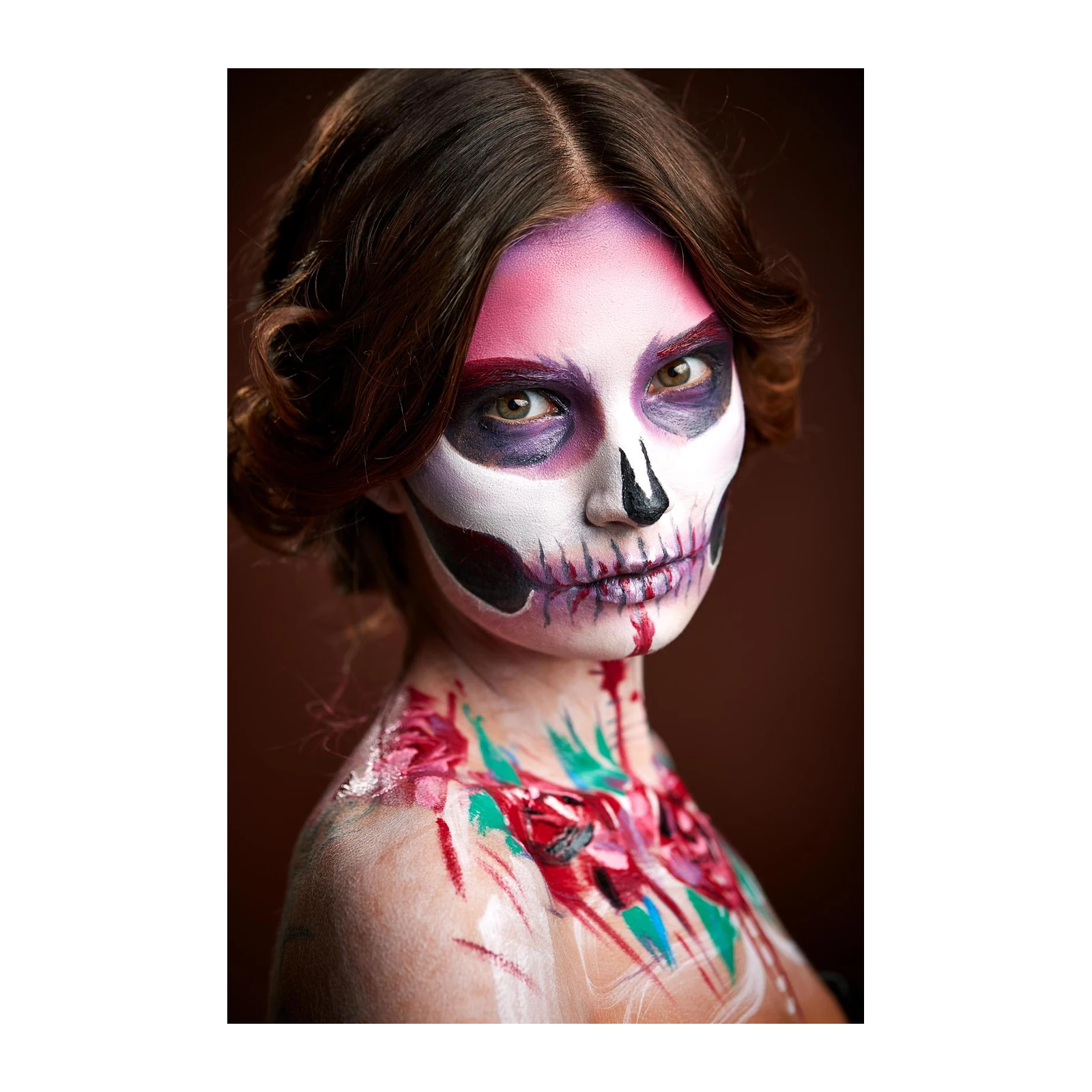 Mystic Sugar Skull Portrait Wall Art