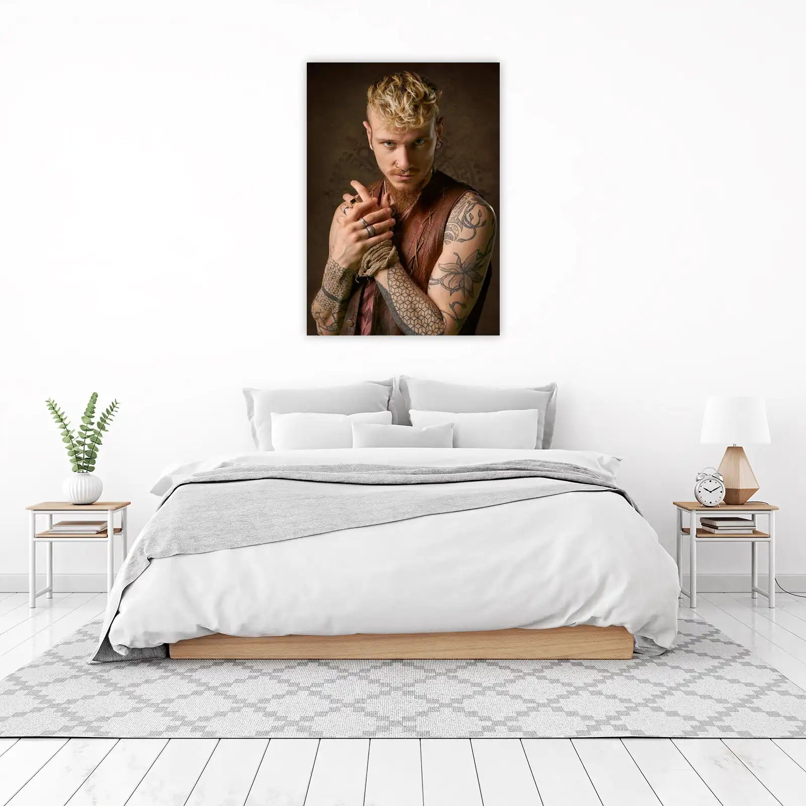 Mystic Wanderer Portrait Wall Art