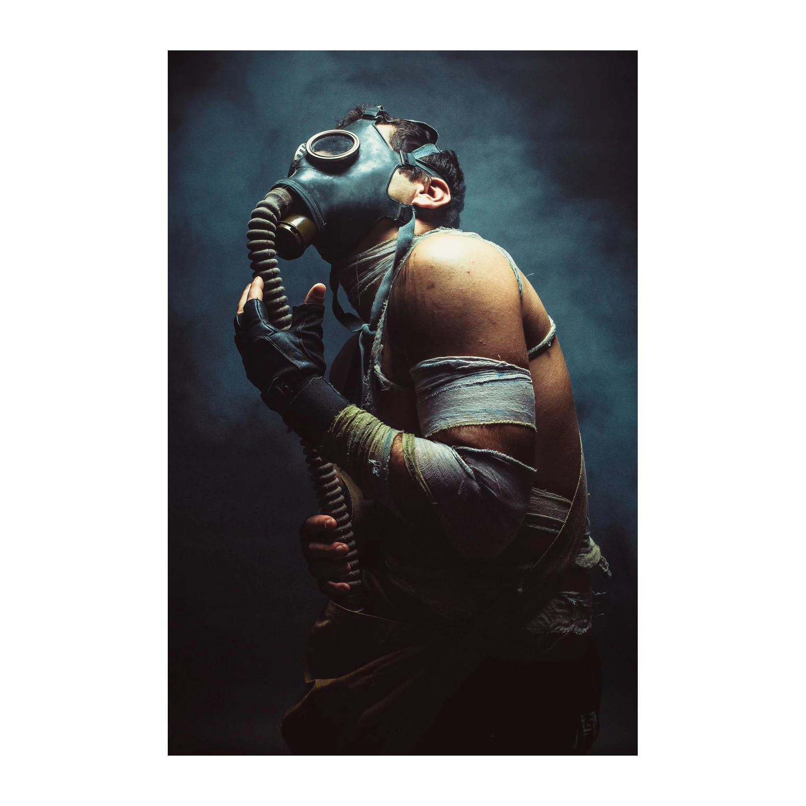 Post-Apocalyptic Survivor Gas Mask Wall Art
