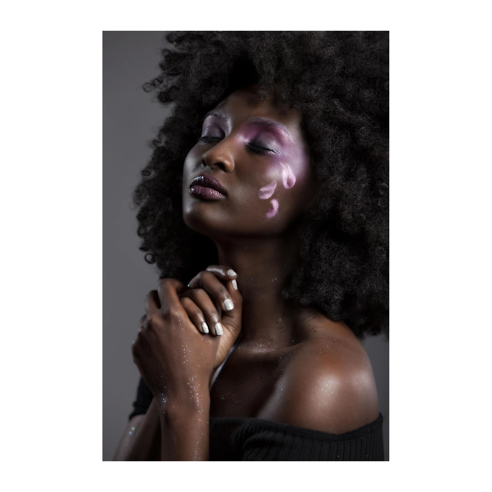Elegant Woman Makeup Art Wall Art