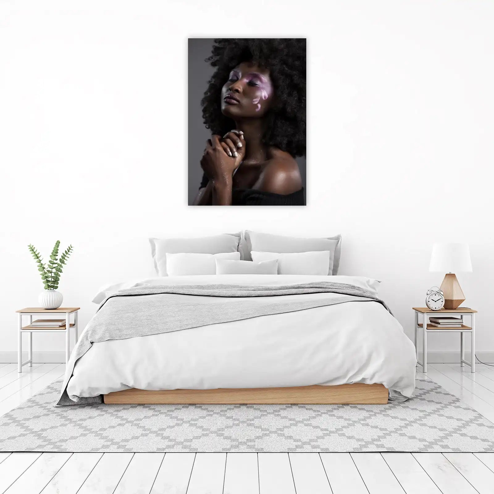 Elegant Woman Makeup Art Wall Art