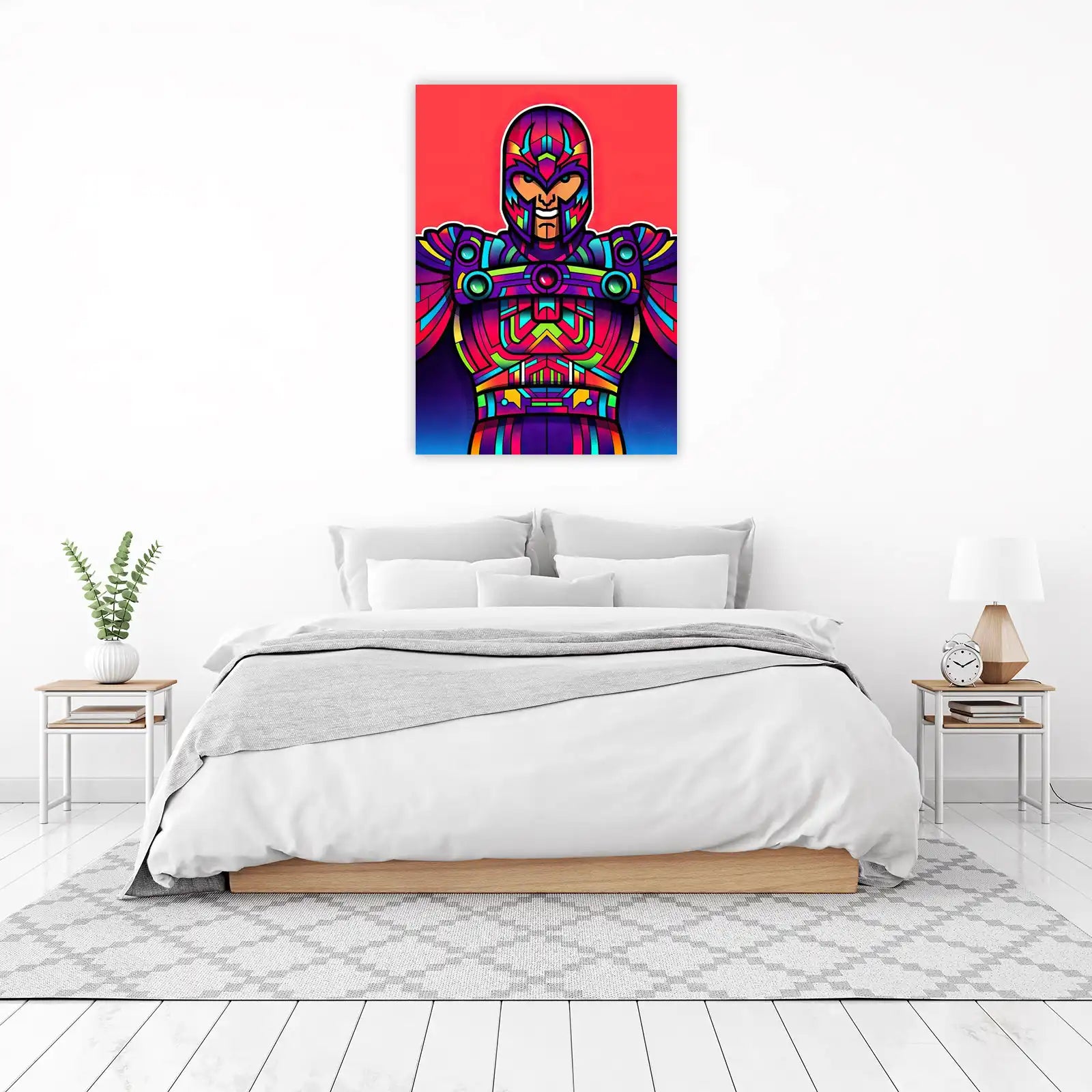 Vibrant Geometric Magneto Wall Art