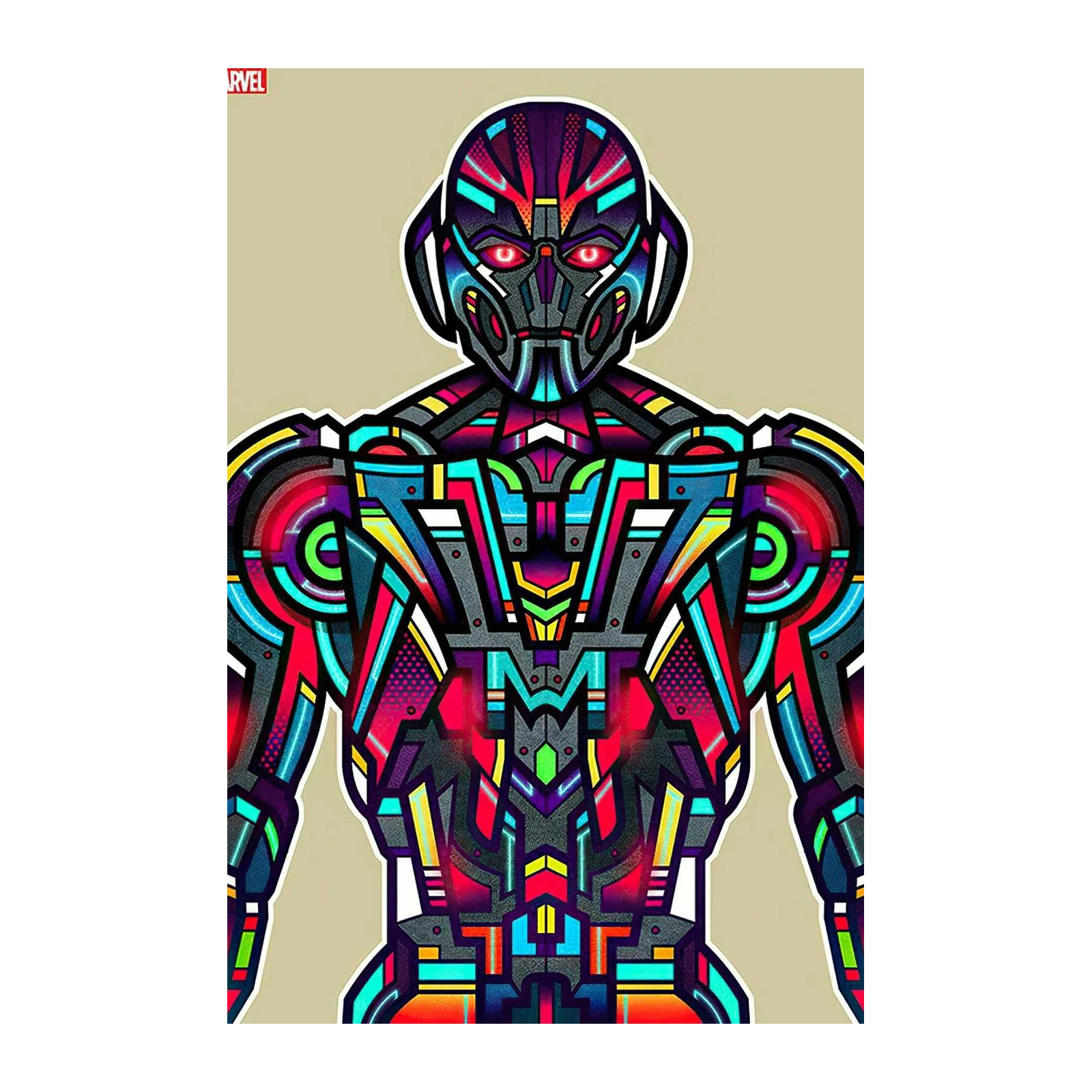 Geometric Ultron Marvel Wall Art