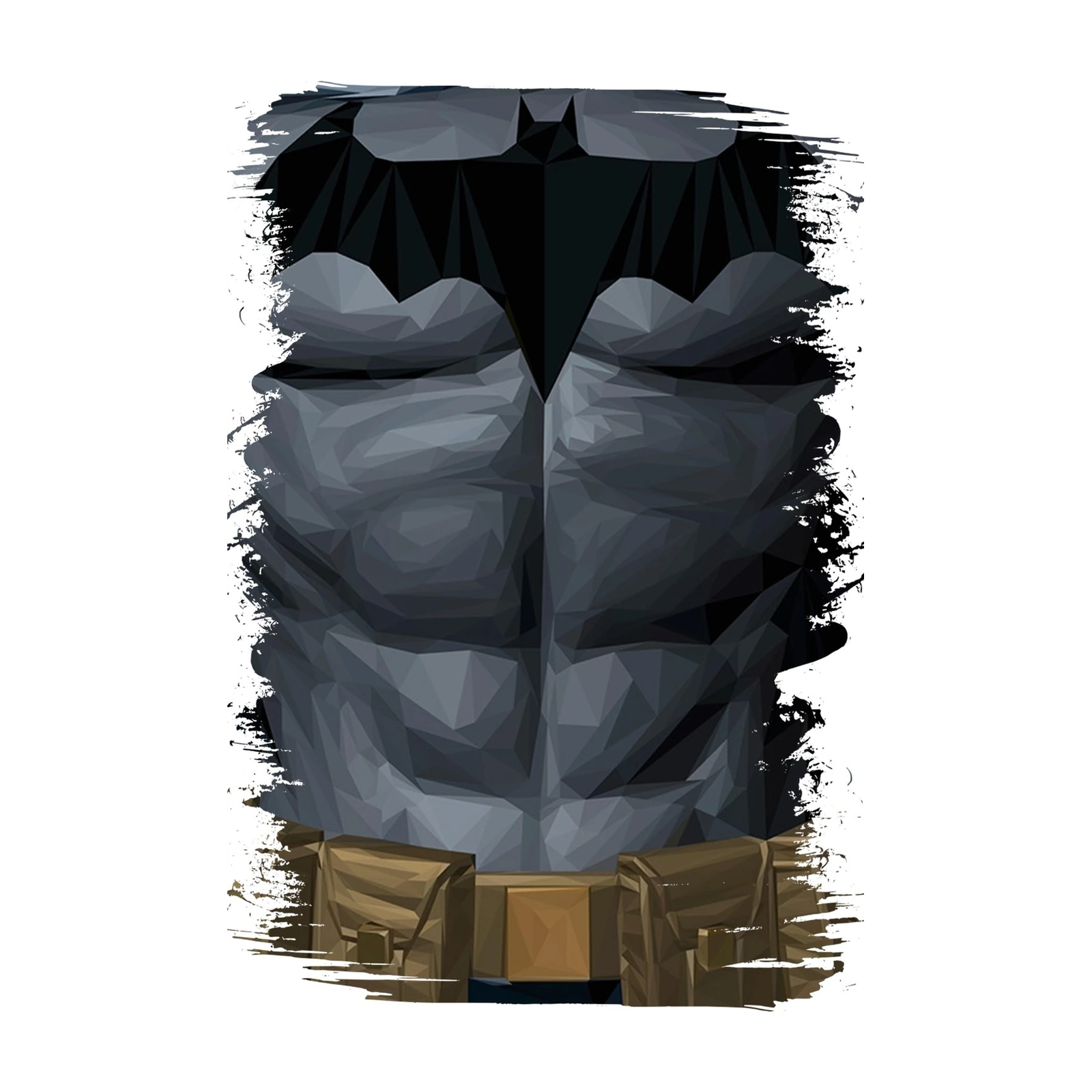 Geometric Batman Chest Wall Art