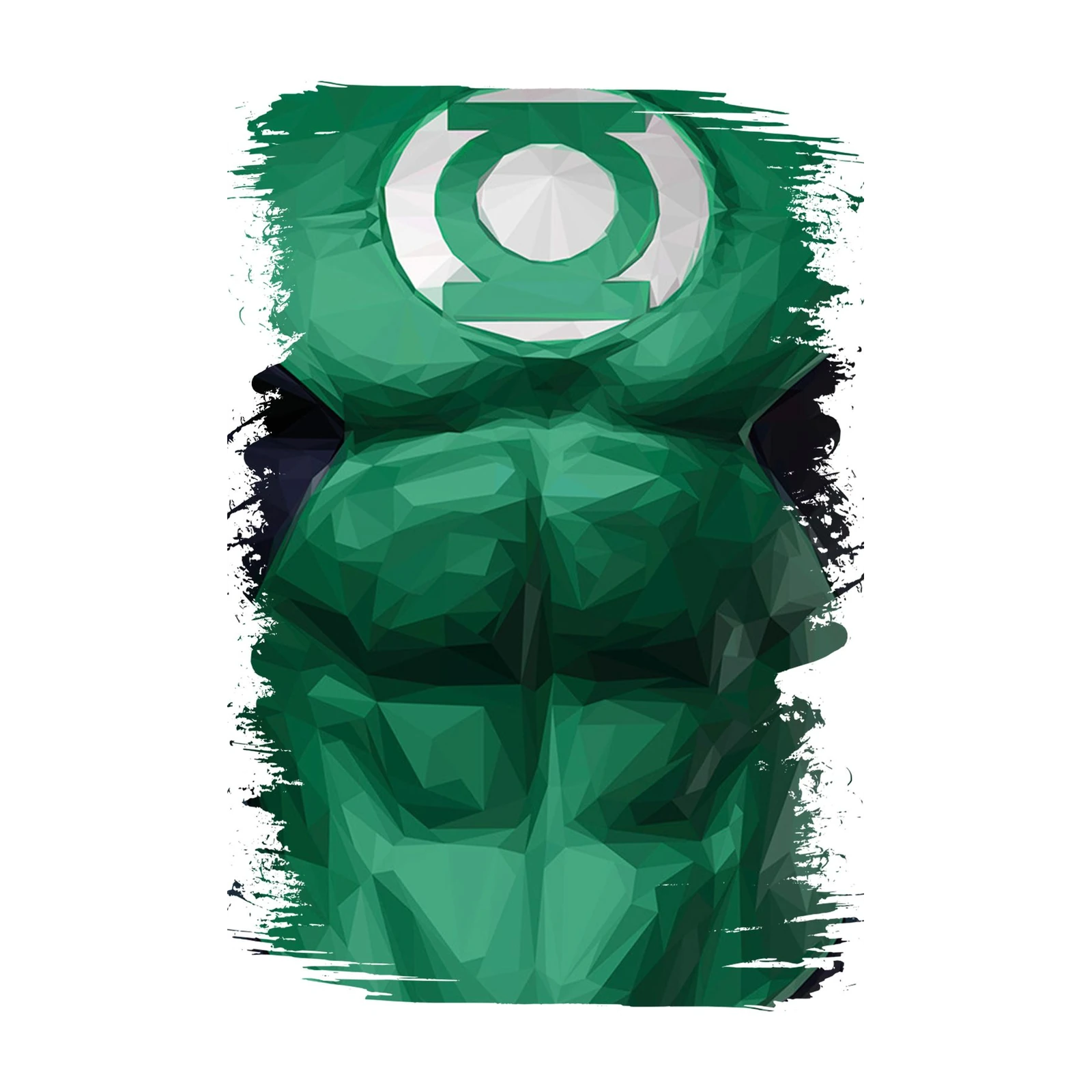 Green Lantern Geometric Chest Wall Art