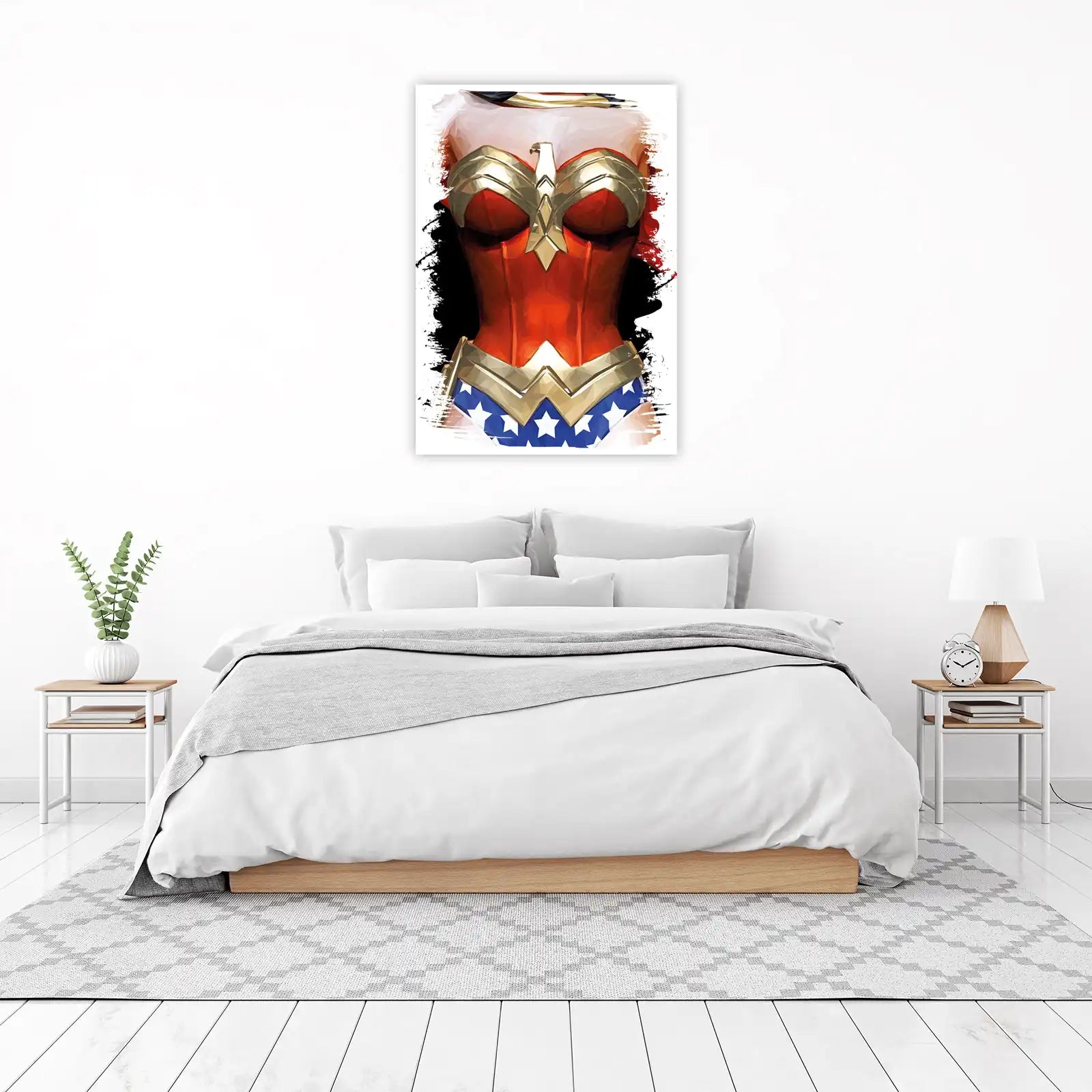 Powerful Wonder Woman Armor Wall Art