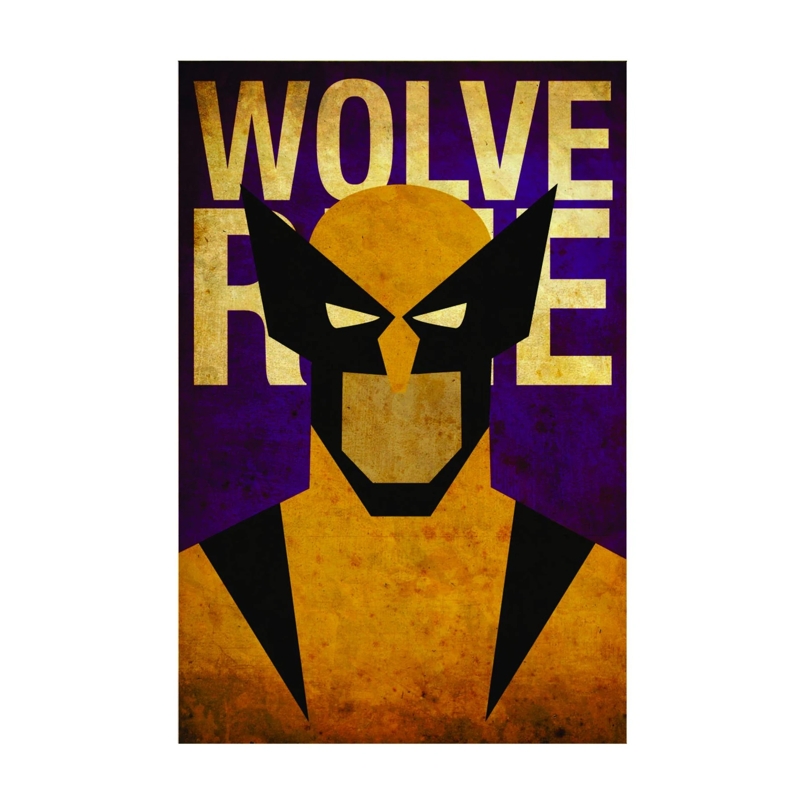 Wolverine Minimalist Pop Art Wall Art
