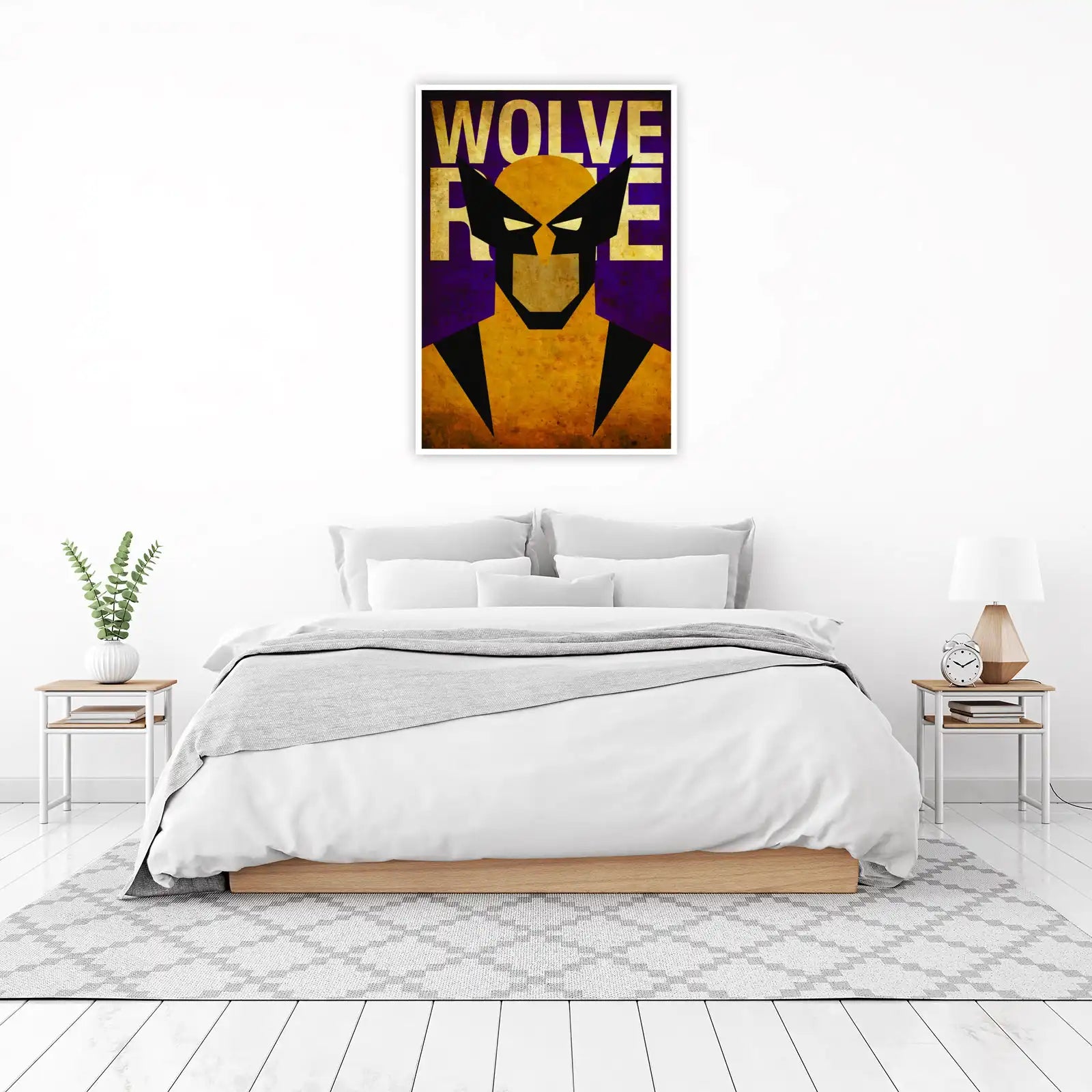 Wolverine Minimalist Pop Art Wall Art