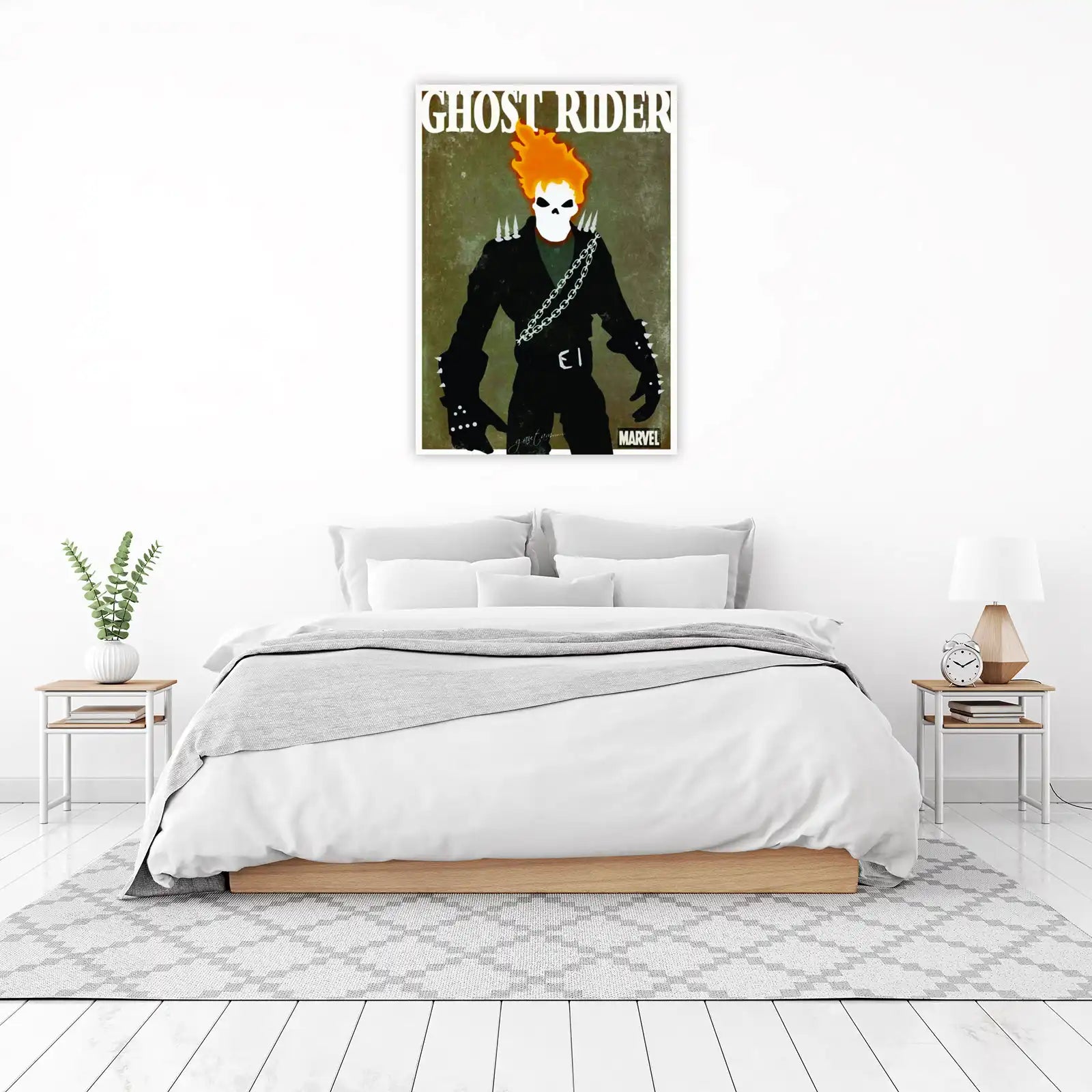 Ghost Rider Comic Art Wall Art