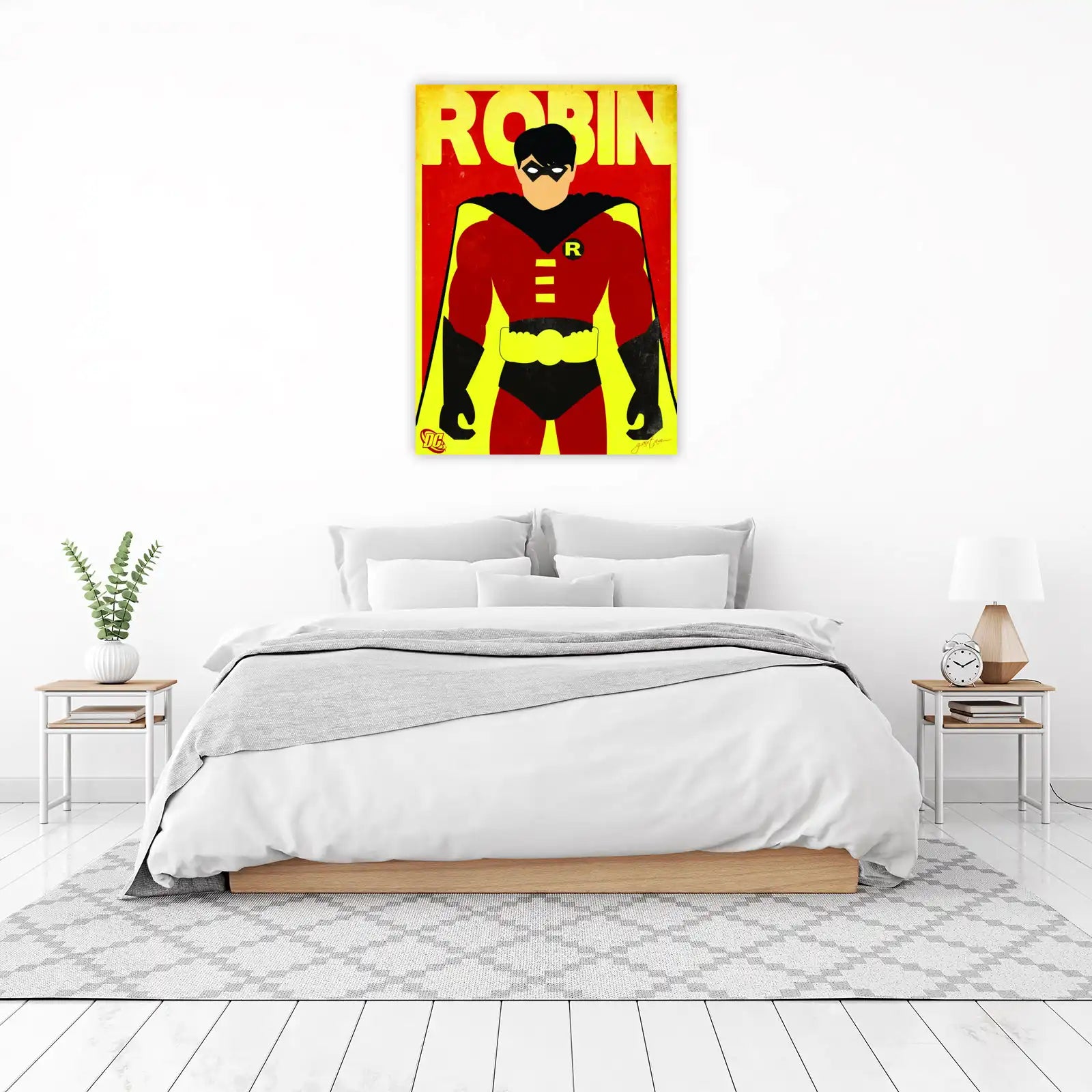 Retro Robin DC Comics Pop Art Wall Art