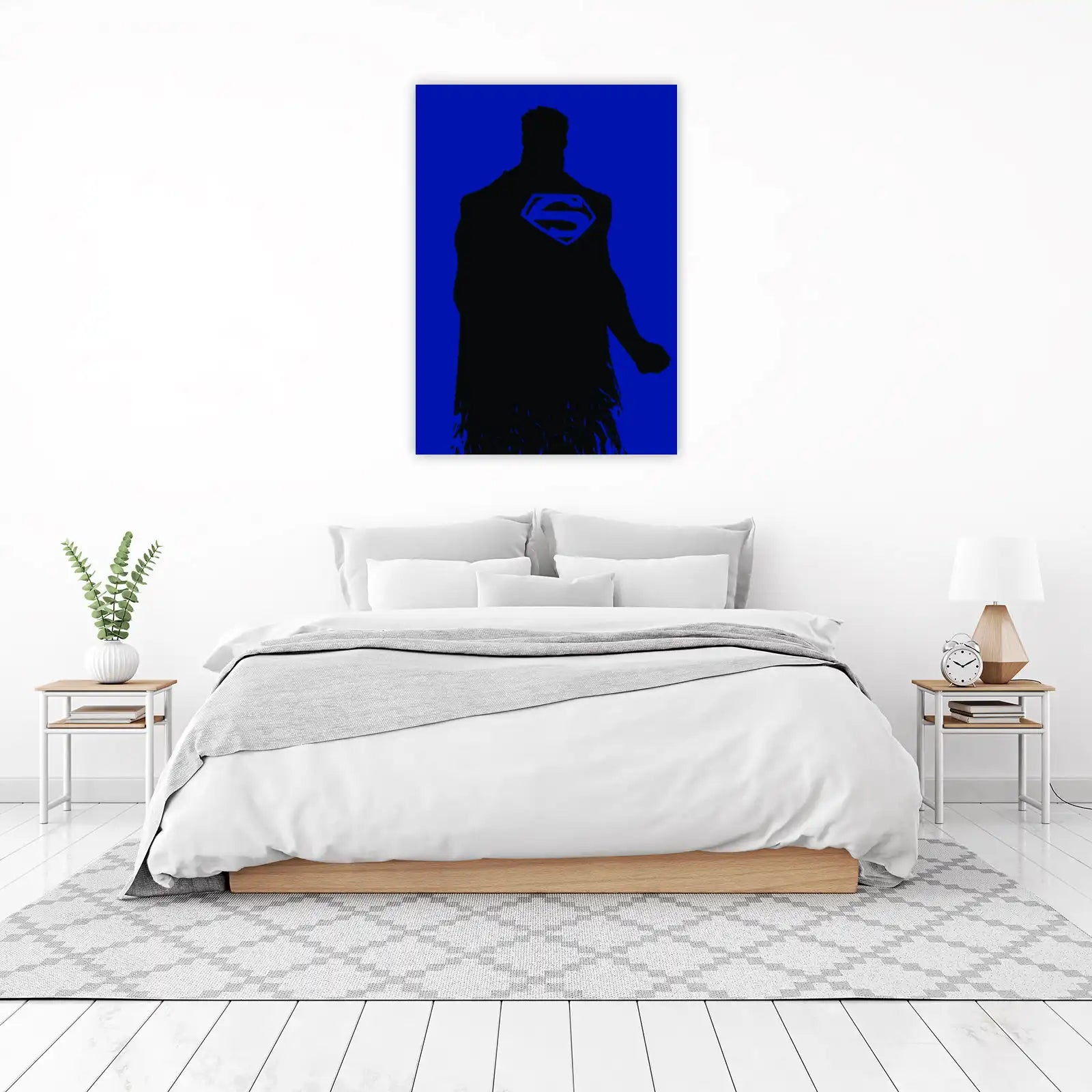Iconic Superman Silhouette Wall Art